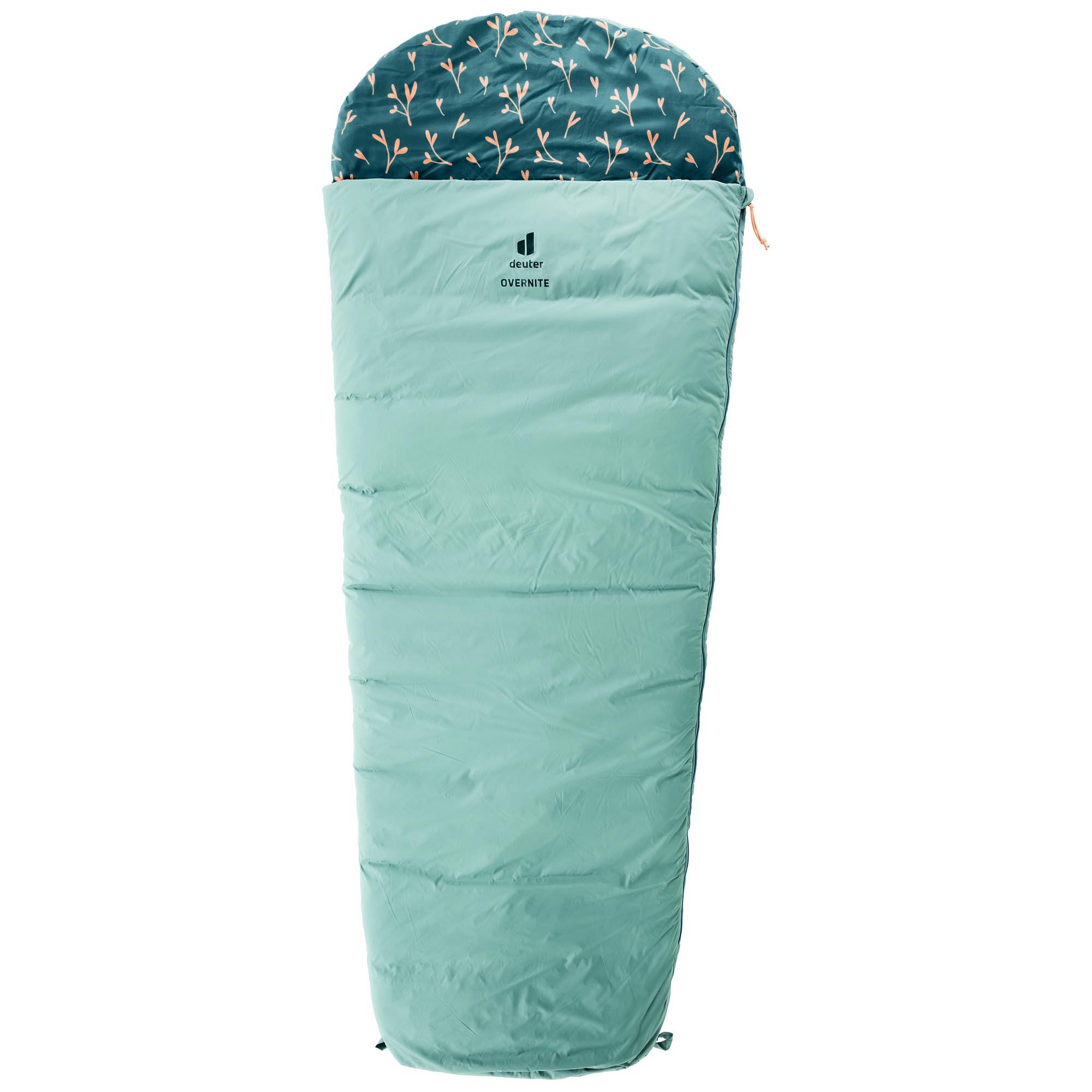 Śpiwór dziecięcy Deuter Overnite - jade/deep sea Lewy