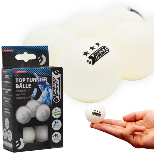 Piłeczki do tenisa stołowego Best Sporting Tournament 6szt