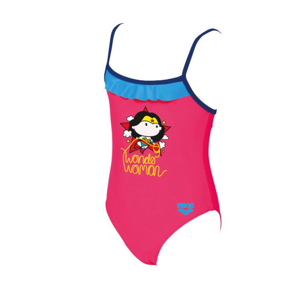 Strój kąpielowy dziewczęcy jednoczęściowy na basen Arena Wonder Woman