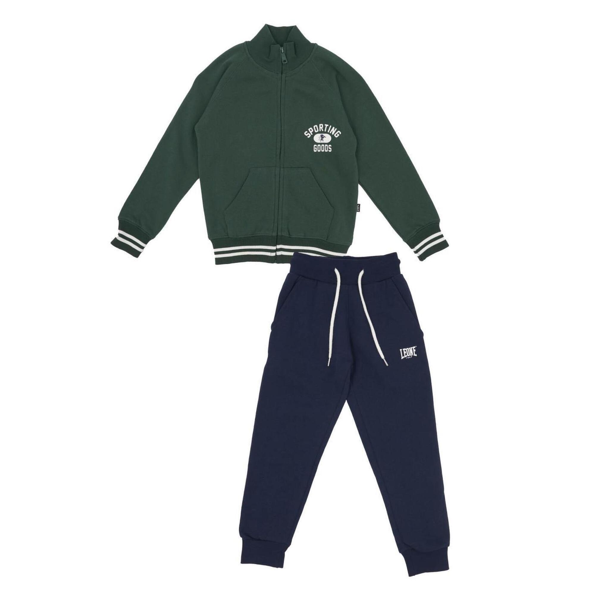 Dres dziecięcy z kołnierzykiem i nadrukiem „Sporting” College