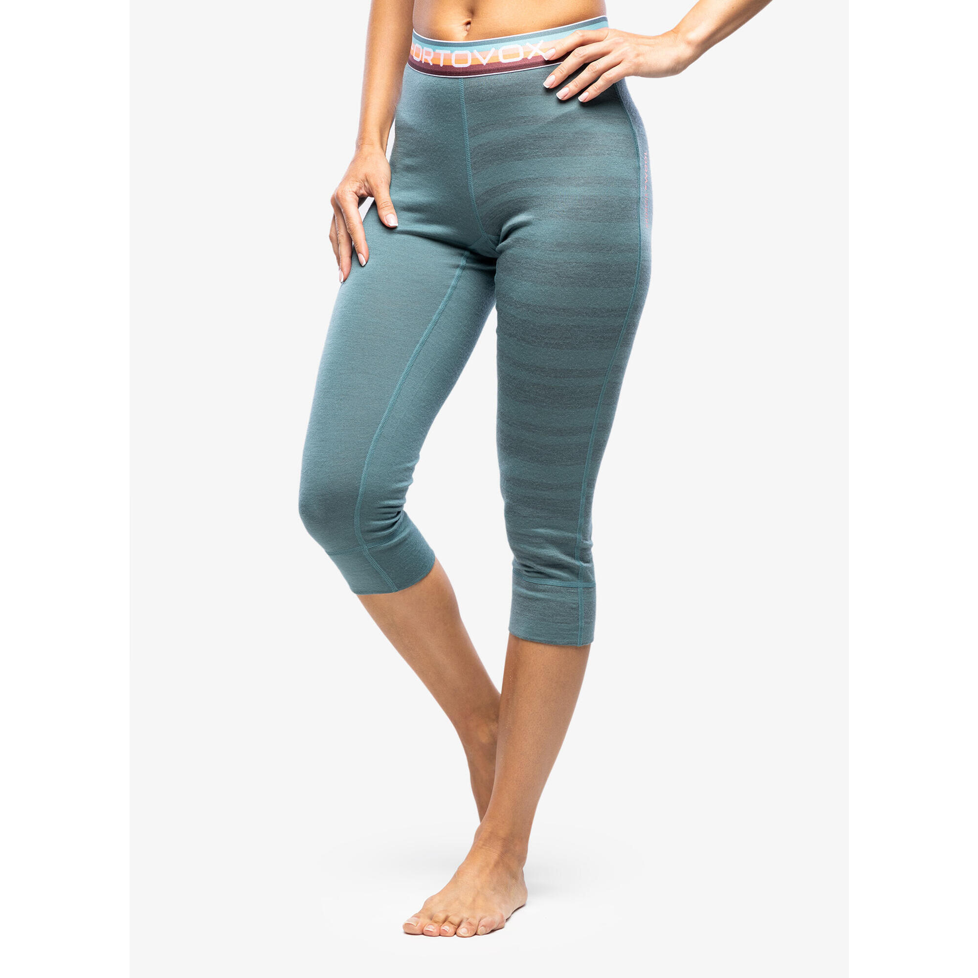 Legginsy termiczne damskie Ortovox 185 Rock N Wool Short Pants