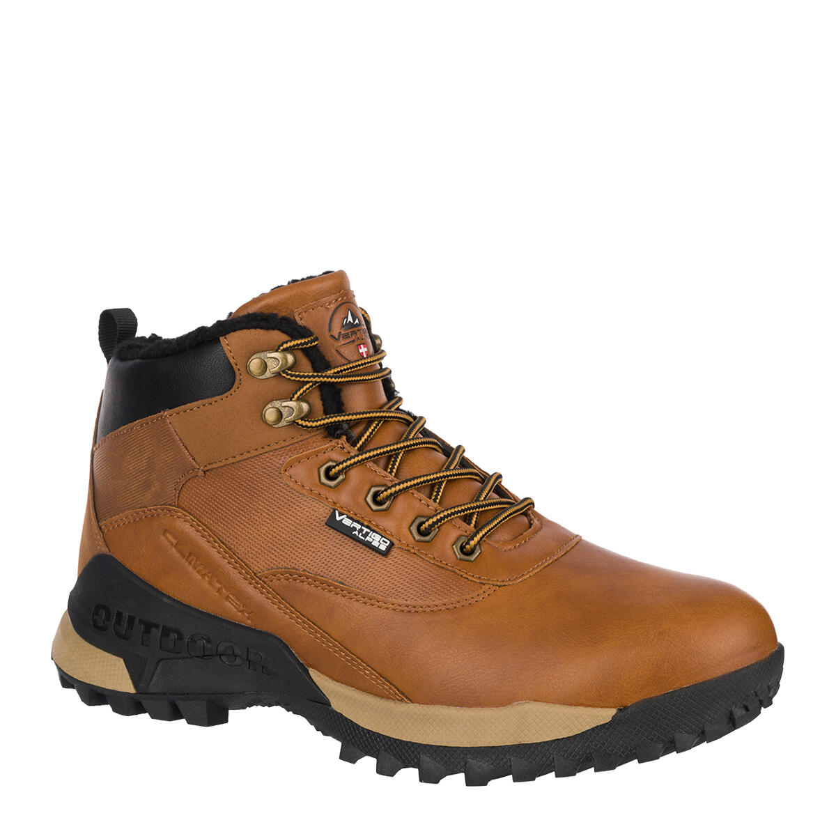 Buty męskie trekkingowe wysokie Vertigo Alpes Cotun Camel ocieplane