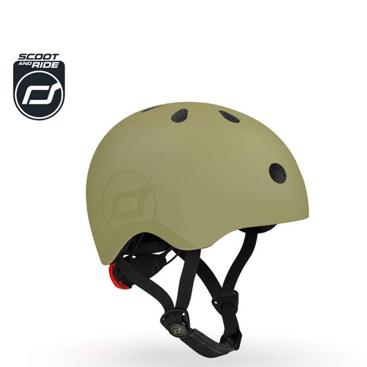 Kask dla dzieci Scootandride S-M dla dzieci 3+ Olive