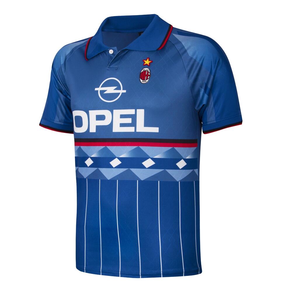 Retro koszulka piłkarska – Męska – AC Milan 1996 – Niebieski