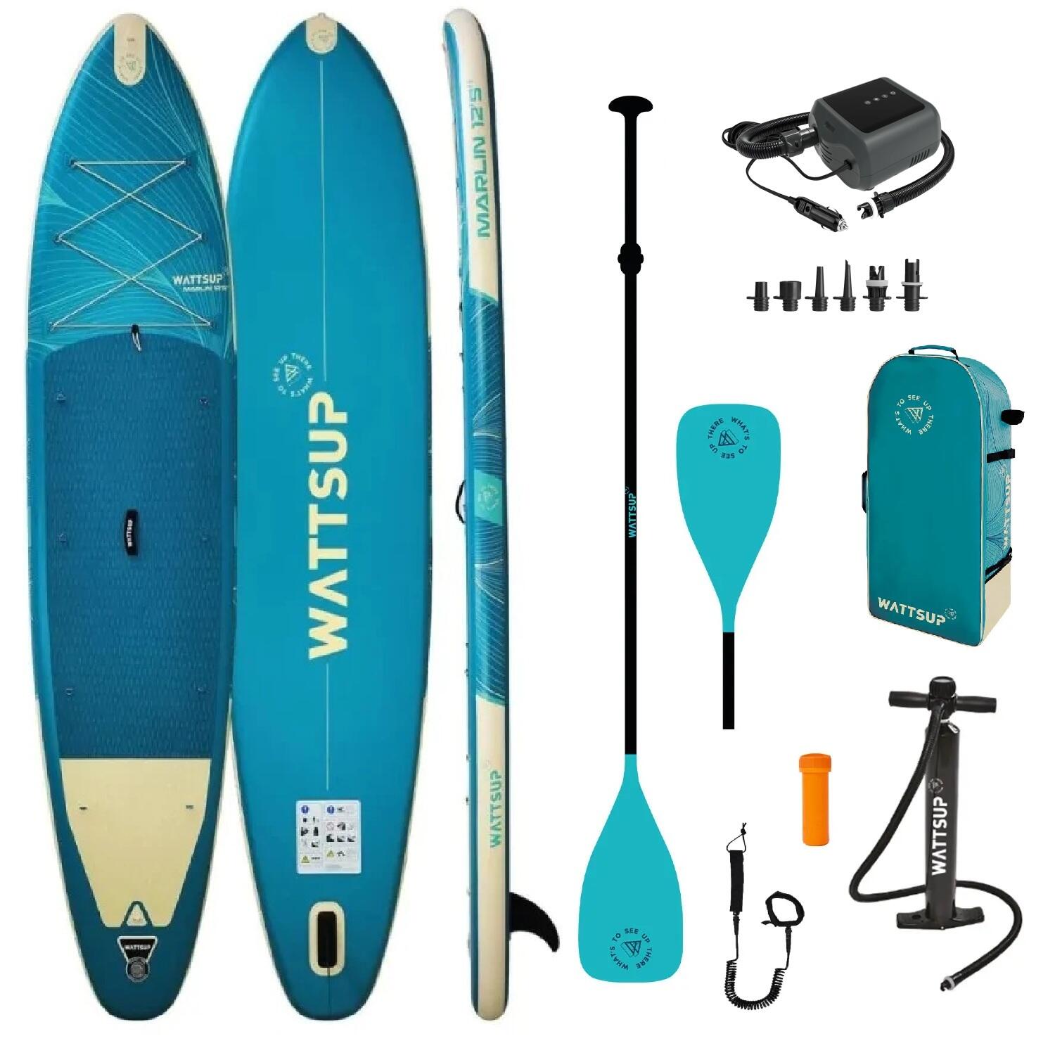 Deska Sup Pompowana Wattsup Marlin 12.5 Minicombo + Elektryczna Pompka PBG6