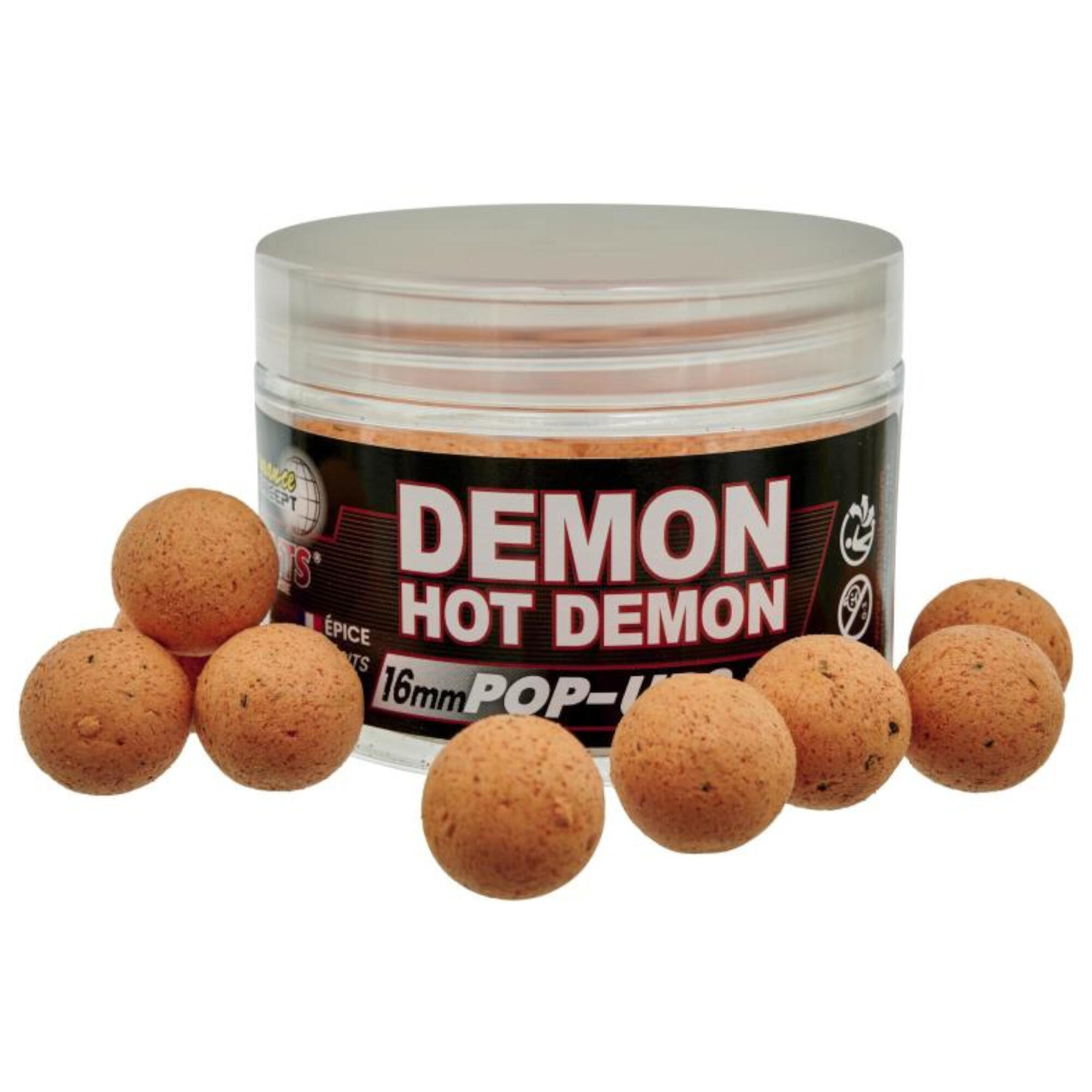 Przynęta Kulki Starbaits Hot Demon Pop Ups 16Mm