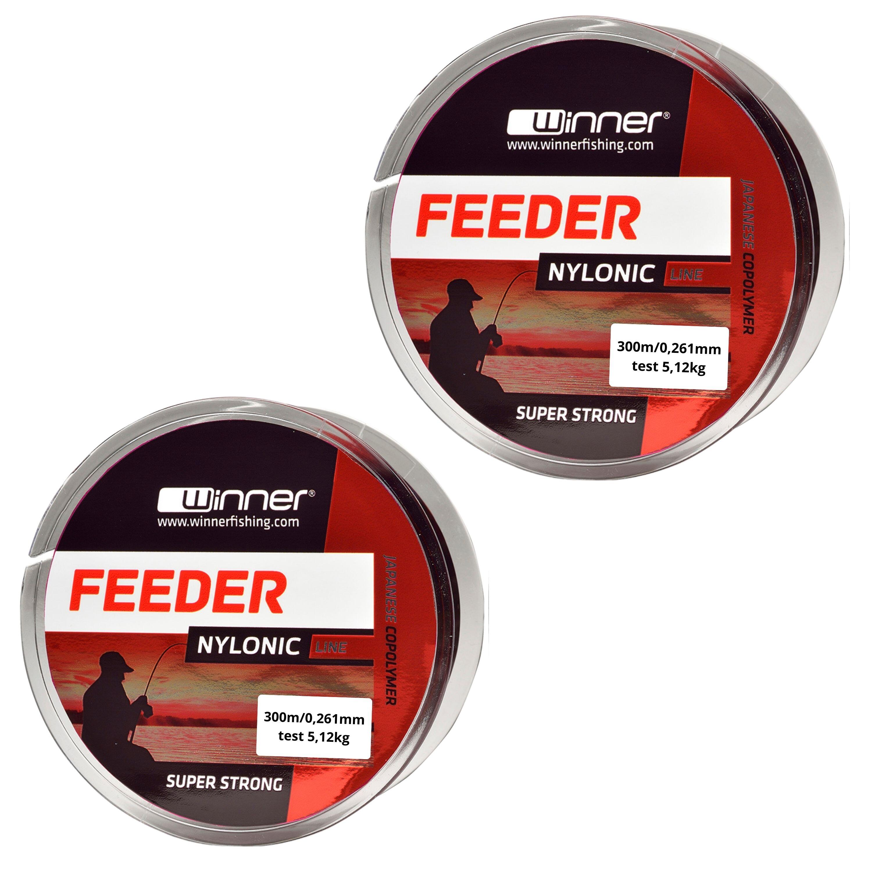 Żyłka Nylonic Feeder line 0,261 mm/300 m 2 szt