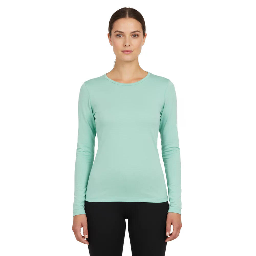 Damski t-shirt z długim rękawem, 100% wełny merynosów - Bjork 210