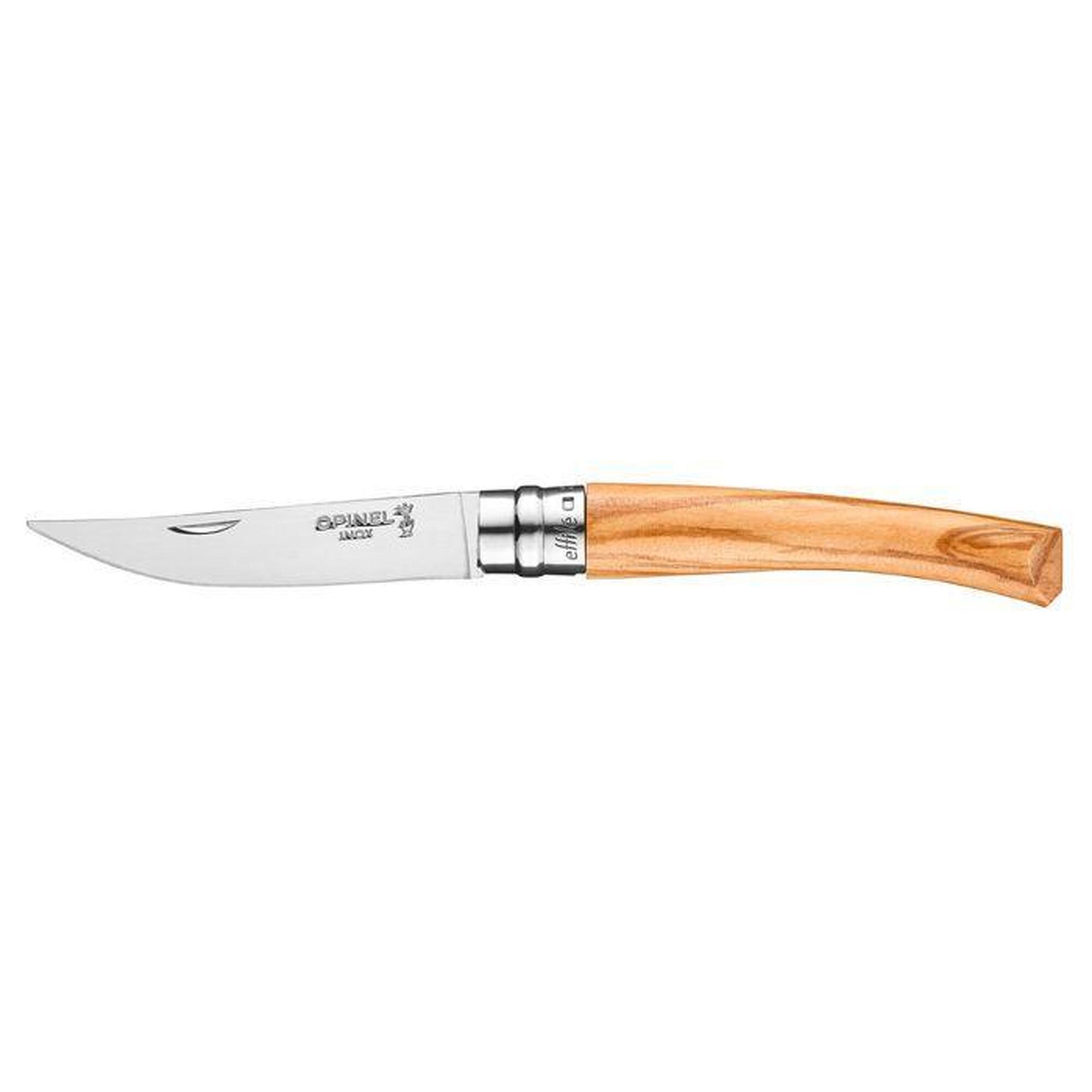 Nóż składany Opinel Slim Olive Mirror Blade No.08