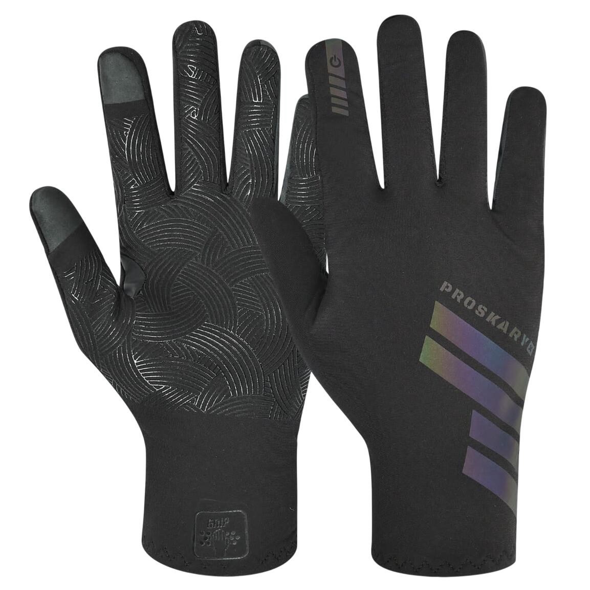 Rękawiczki do biegania Proskary dotykowe sportowe antypoślizgowe