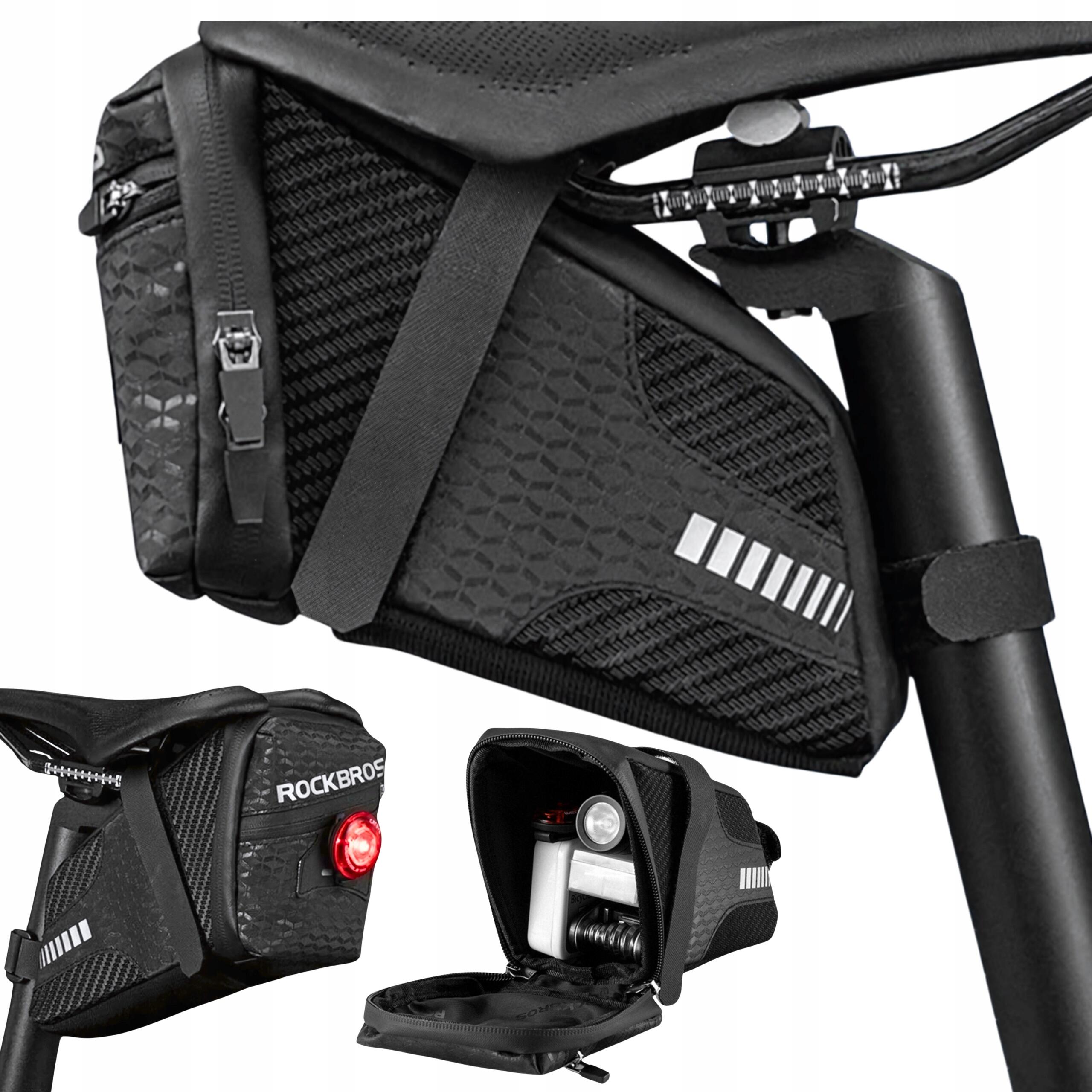 Sakwa podsiodłowa Rockbros wodoodporna z elementami odblaskowymi - 1,5 L