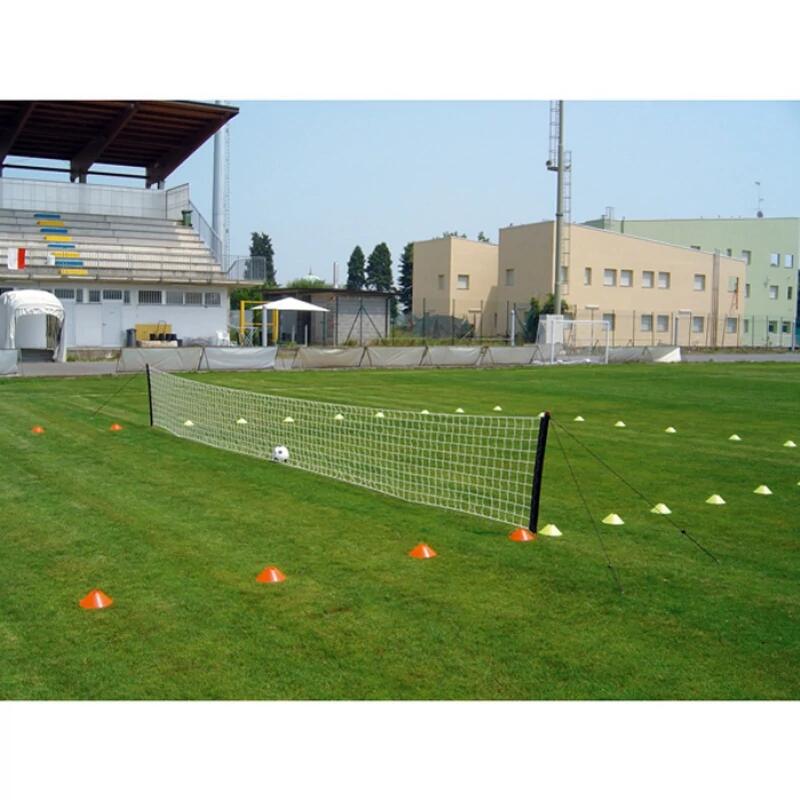 Zestaw do football tenisa, do użytku na zewnątrz.