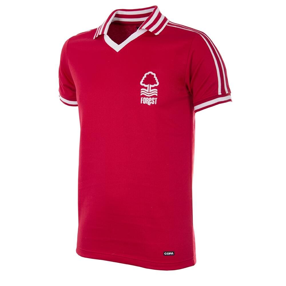 Koszulka retro piłkarska dla dorosłych - Nottingham Forest 1976-1977 - Czerwona