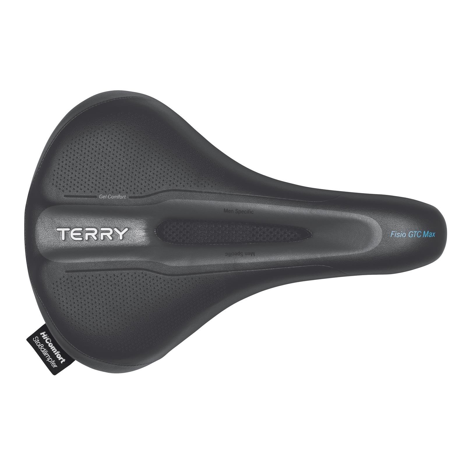 Siodełko Rowerowe Fisio Gtc Max Żelowe Męskie Czarne