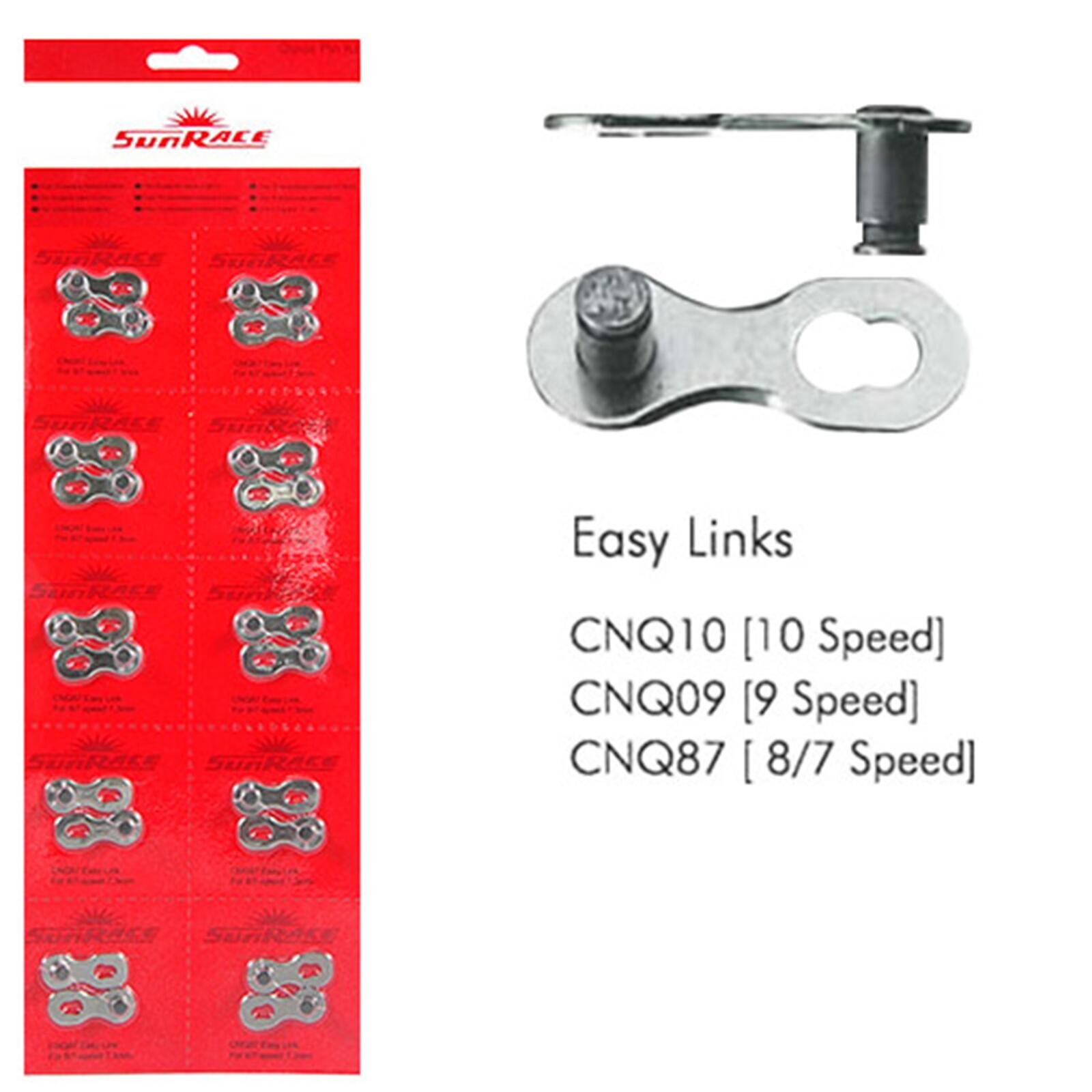Ogniwo Łańcucha 6/7/8 Speed Connect Easy Link (10 Sztuk)
