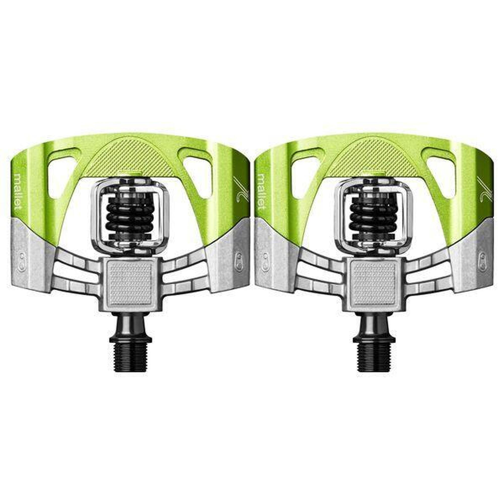Pedały MALLET 2 czarno-zielone