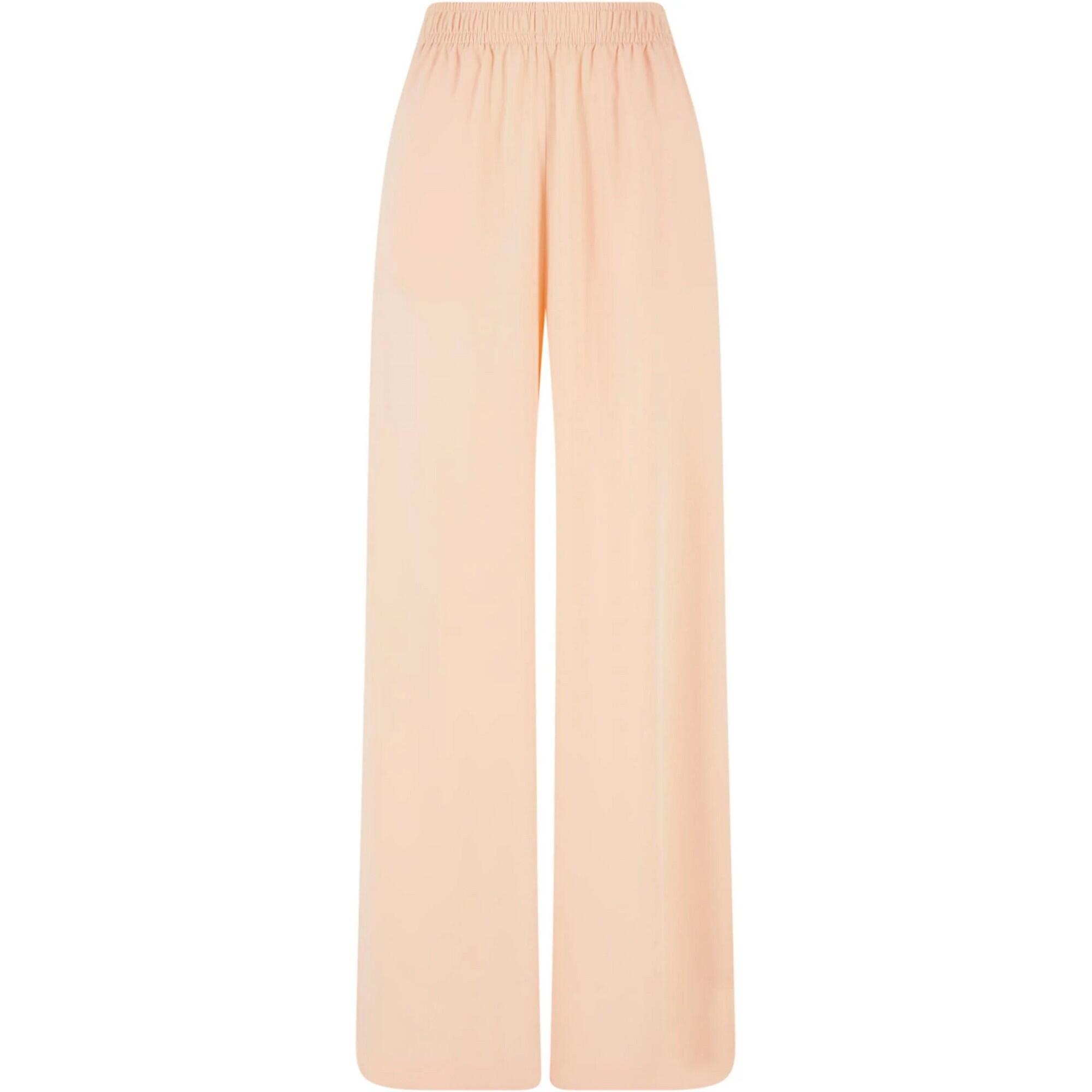 Luźne Spodnie Damskie Z Szerokimi Nogawkami Z Wiskozy