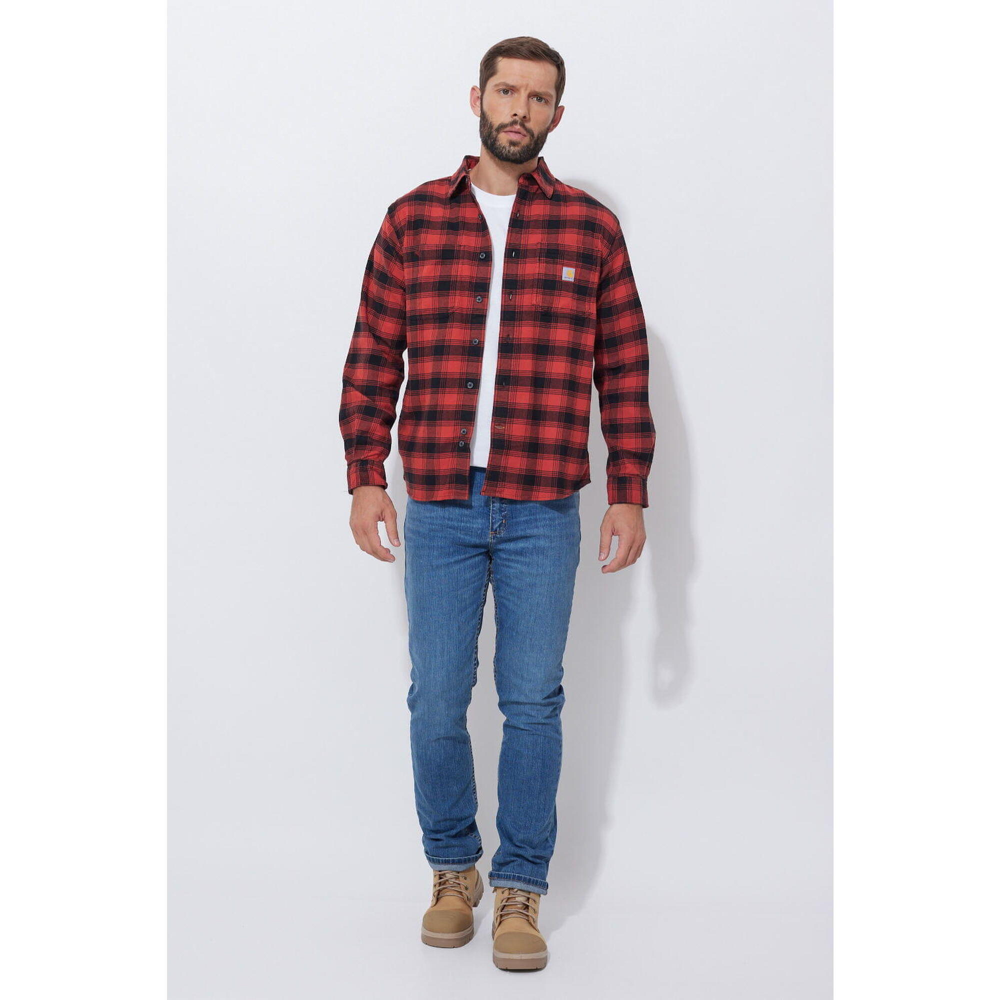 Koszula flanelowa w kratę Carhartt Rugged Flex Midweight