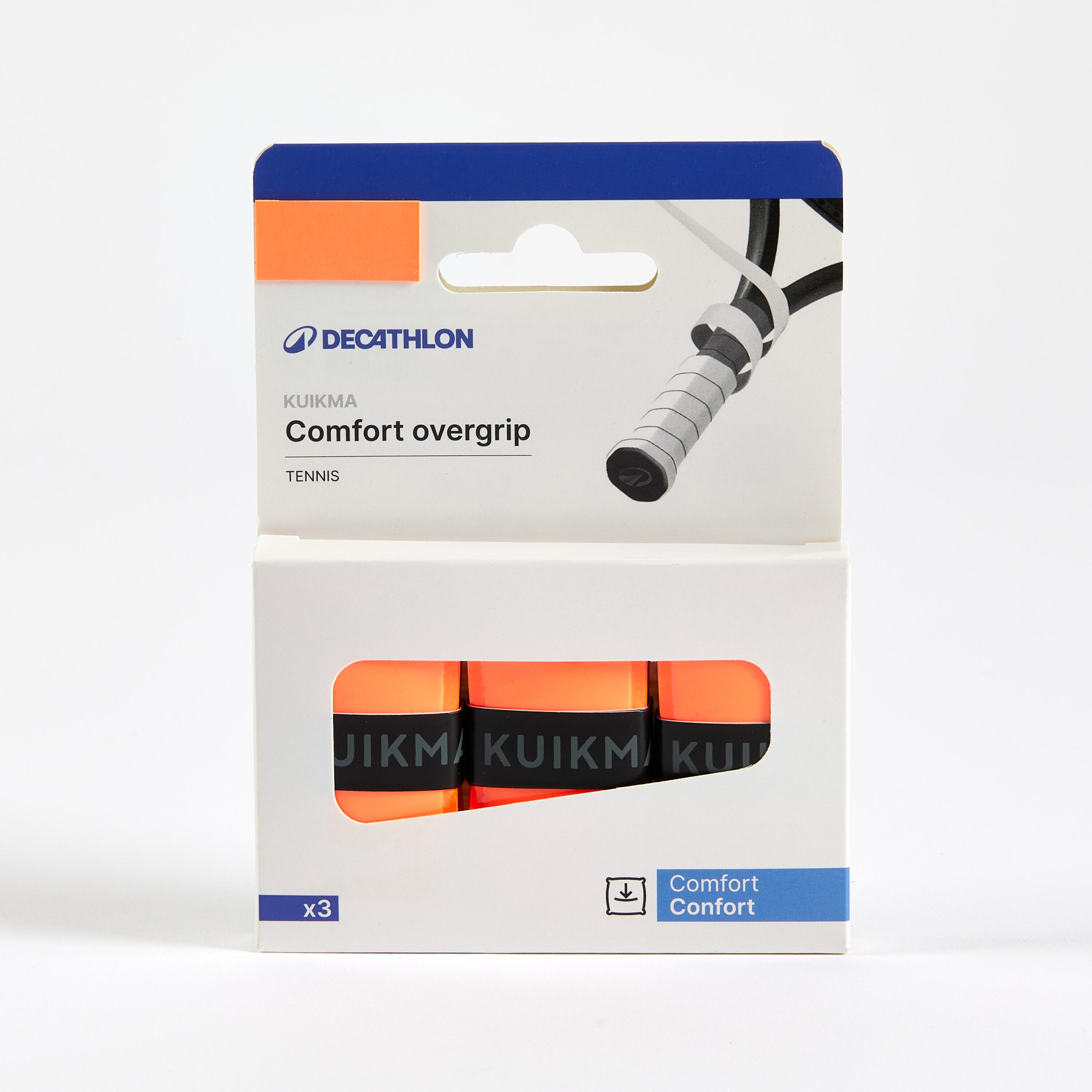 Owijka wierzchnia do rakiety tenisowej Artengo Comfort 3 sztuki