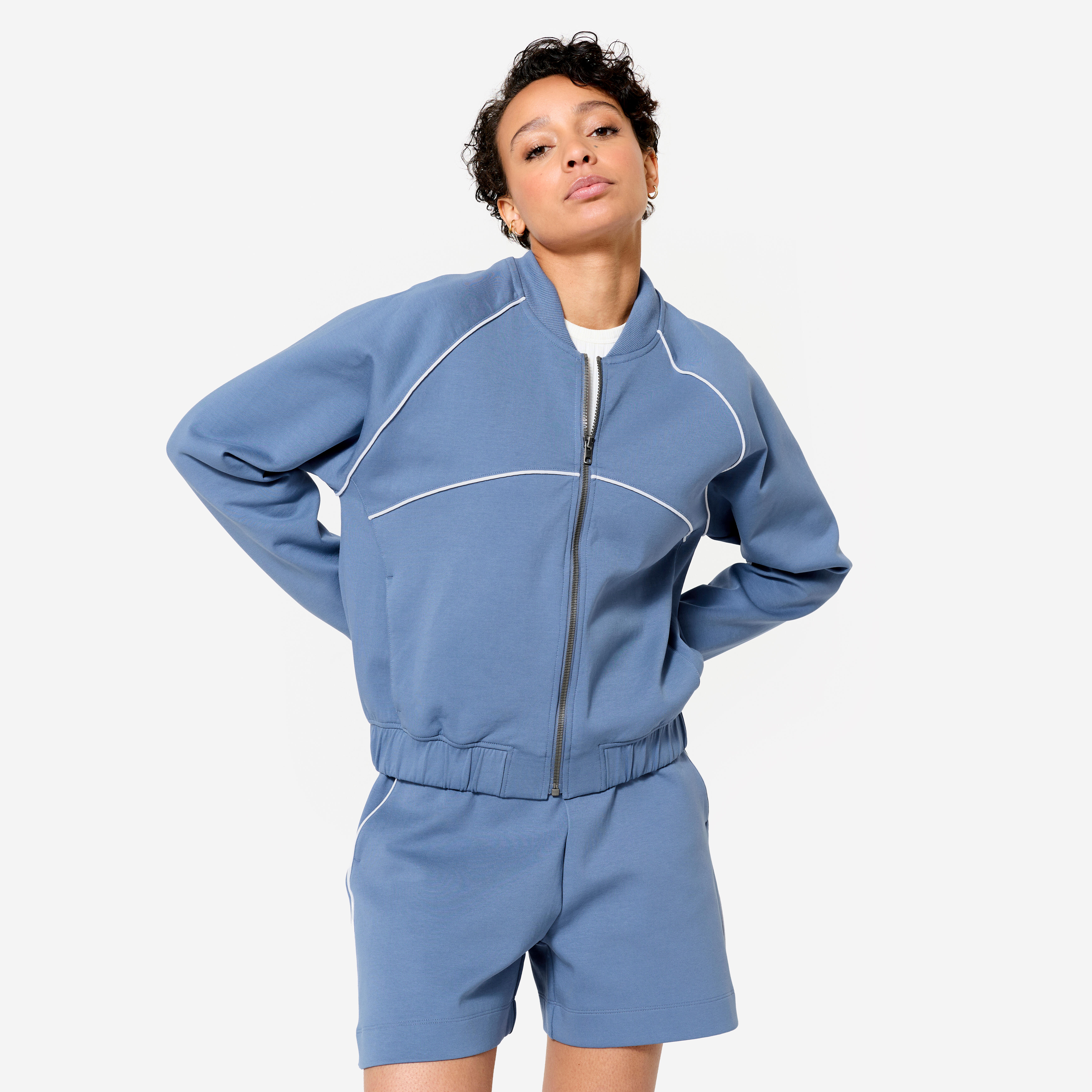 Bluza fitness bomberka damska Domyos