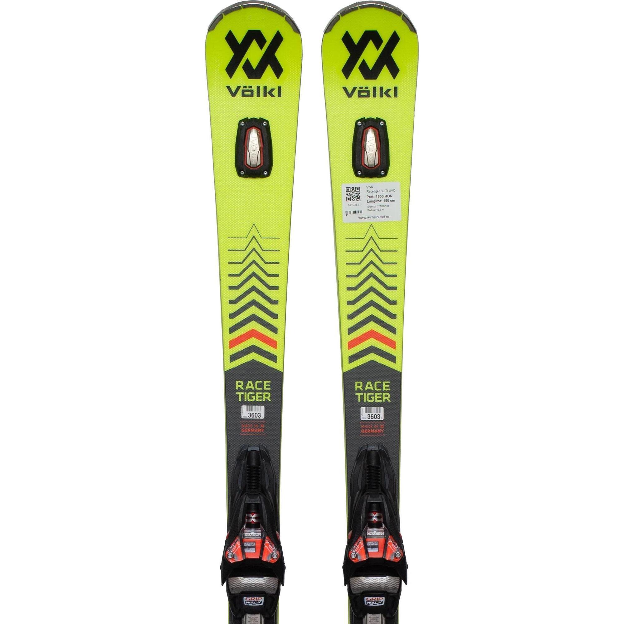 Second Life- Narty VOLKL Racetiger SL TI UVO, 150 cm- Stan bardzo dobry