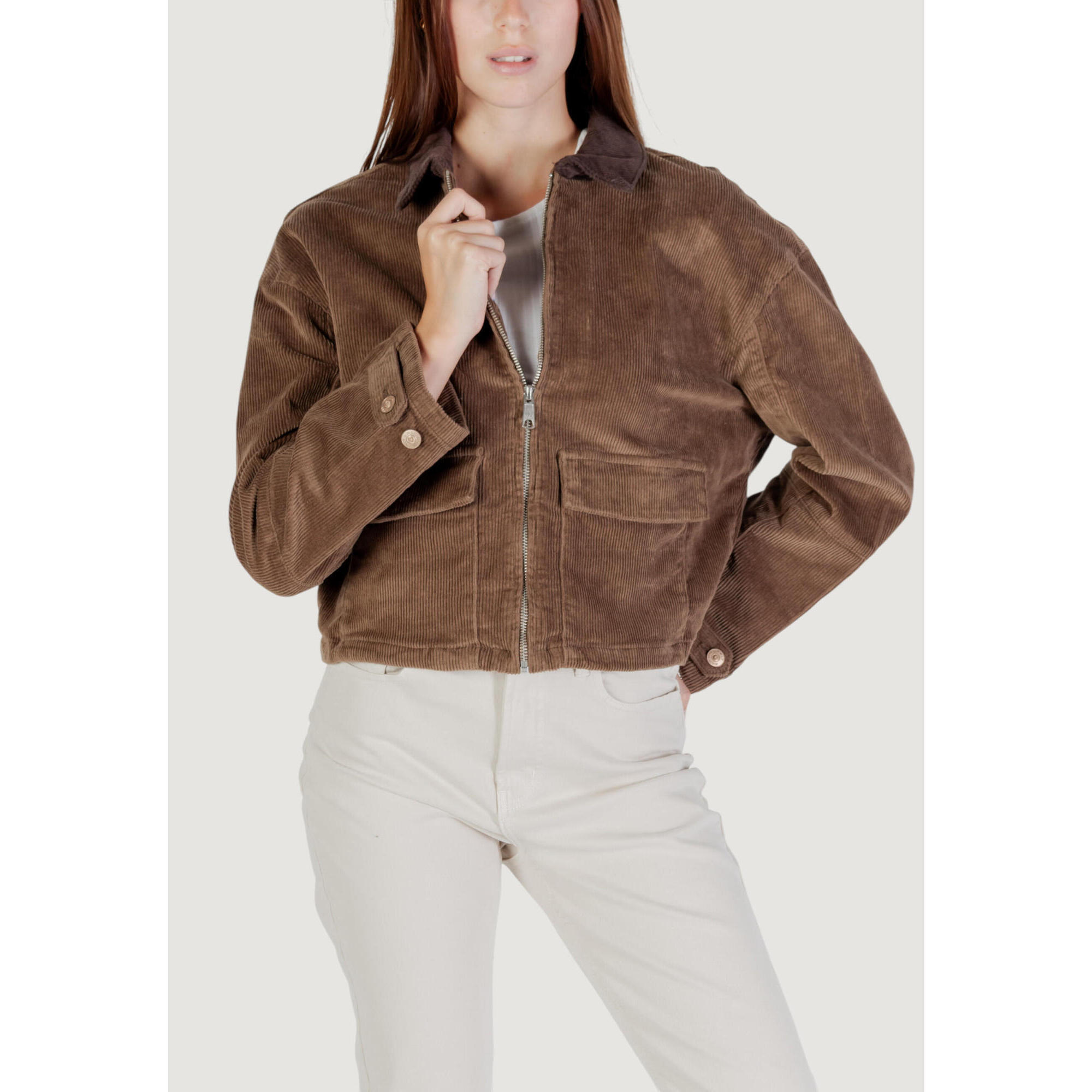 Kurtka Kobieta ONLY ONLGLOBAL L/S CORD JACKET CC PNT