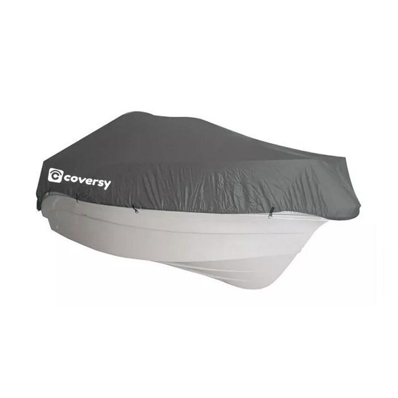 Pokrowiec na łódź motorową - szary Na łódź o długości od 430 do 510 cm x 239 cm