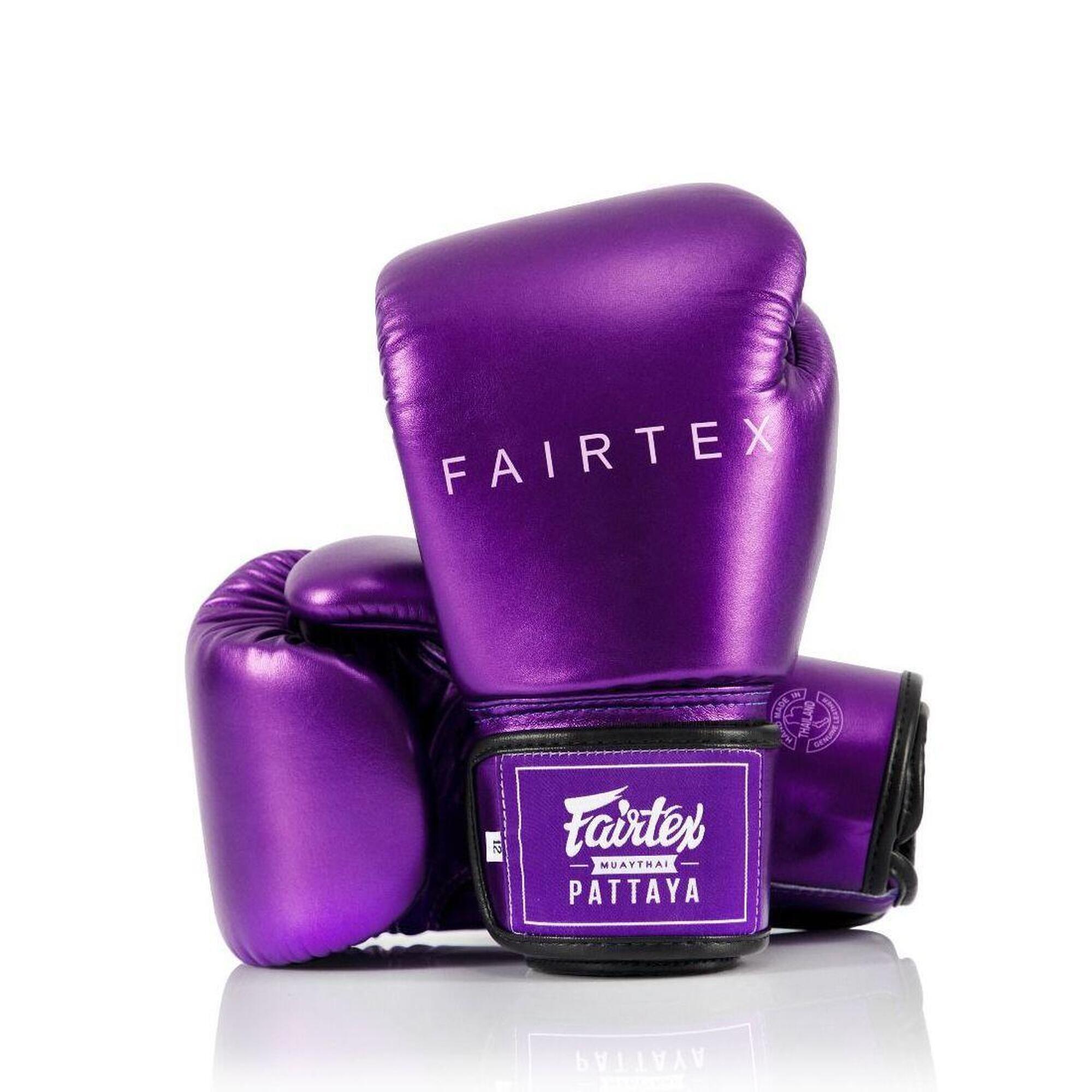Rękawice Bokserskie Fairtex BGV22 Metalic Fioletowe 14oz