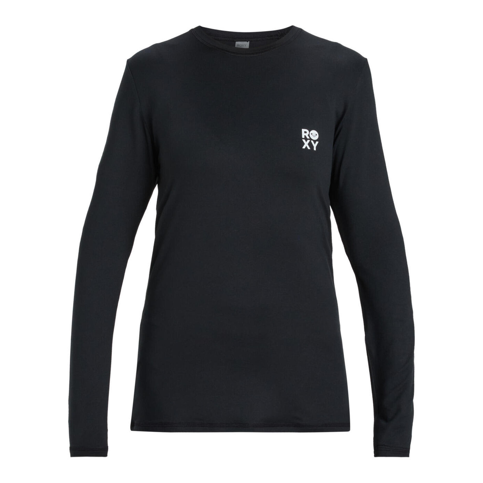 Długi rękaw Rash Vest dla Kobiety HAPPY WAVES Czarny