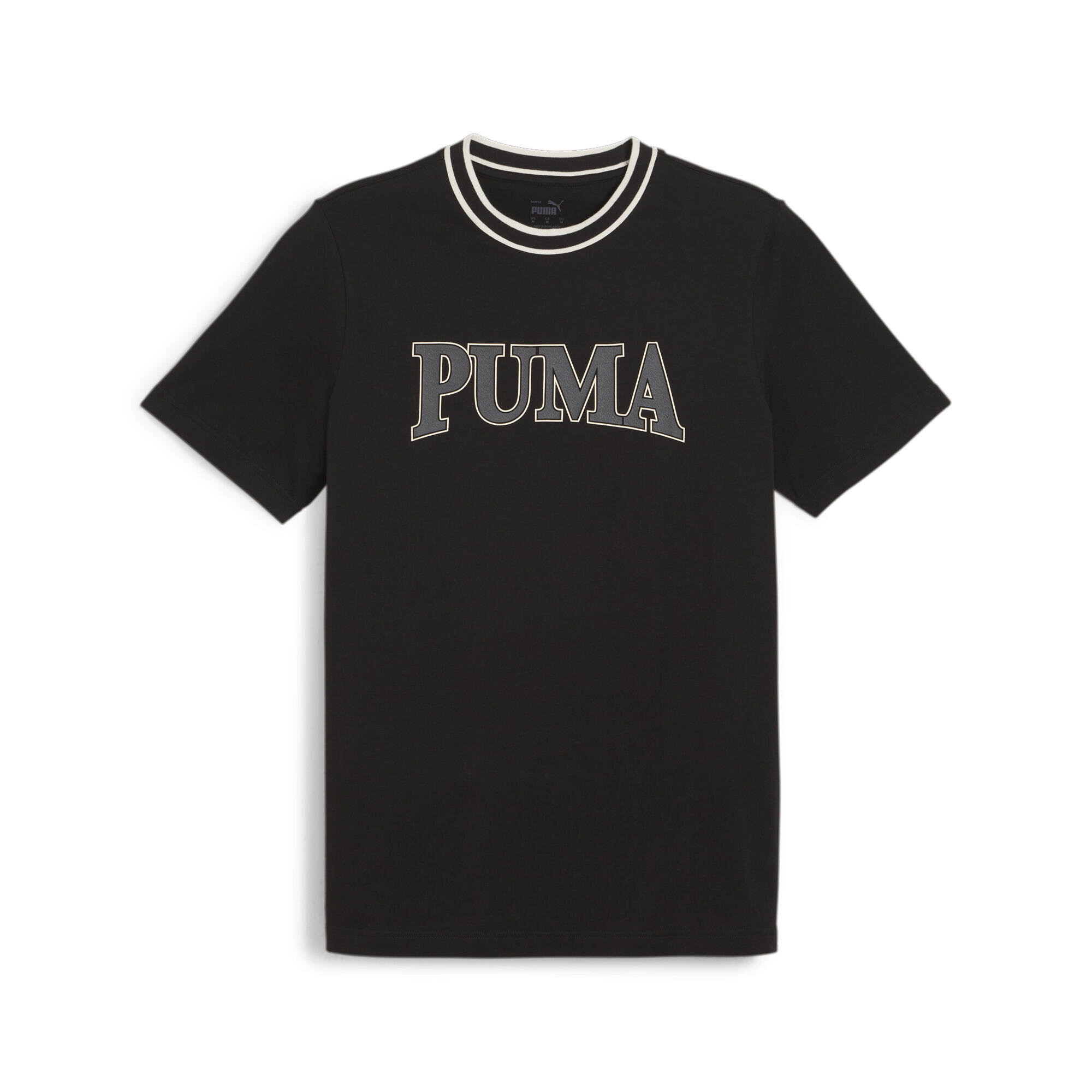 Męska koszulka z nadrukiem PUMA SQUAD PUMA Black