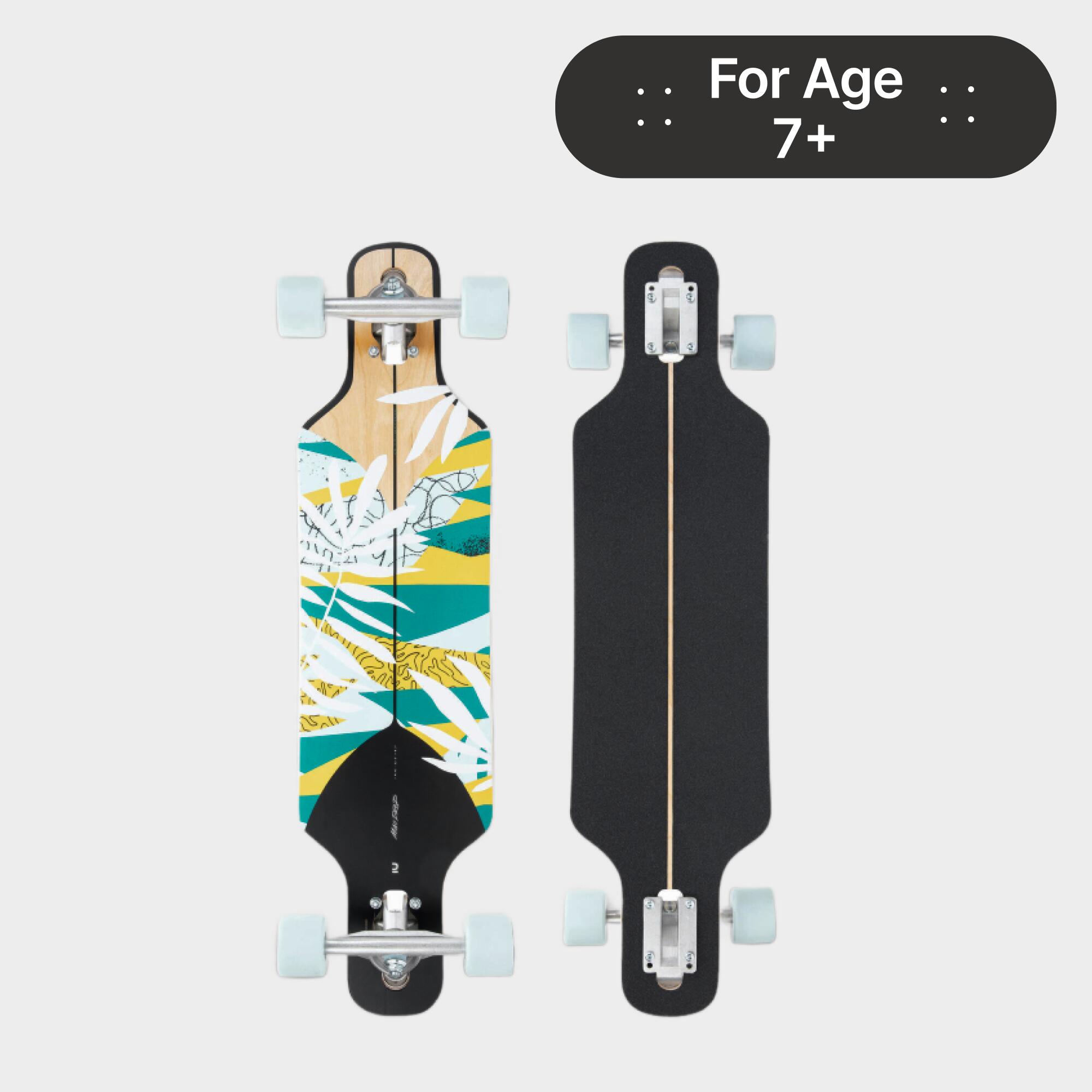 Deskorolka longboard Drop 100 Floral