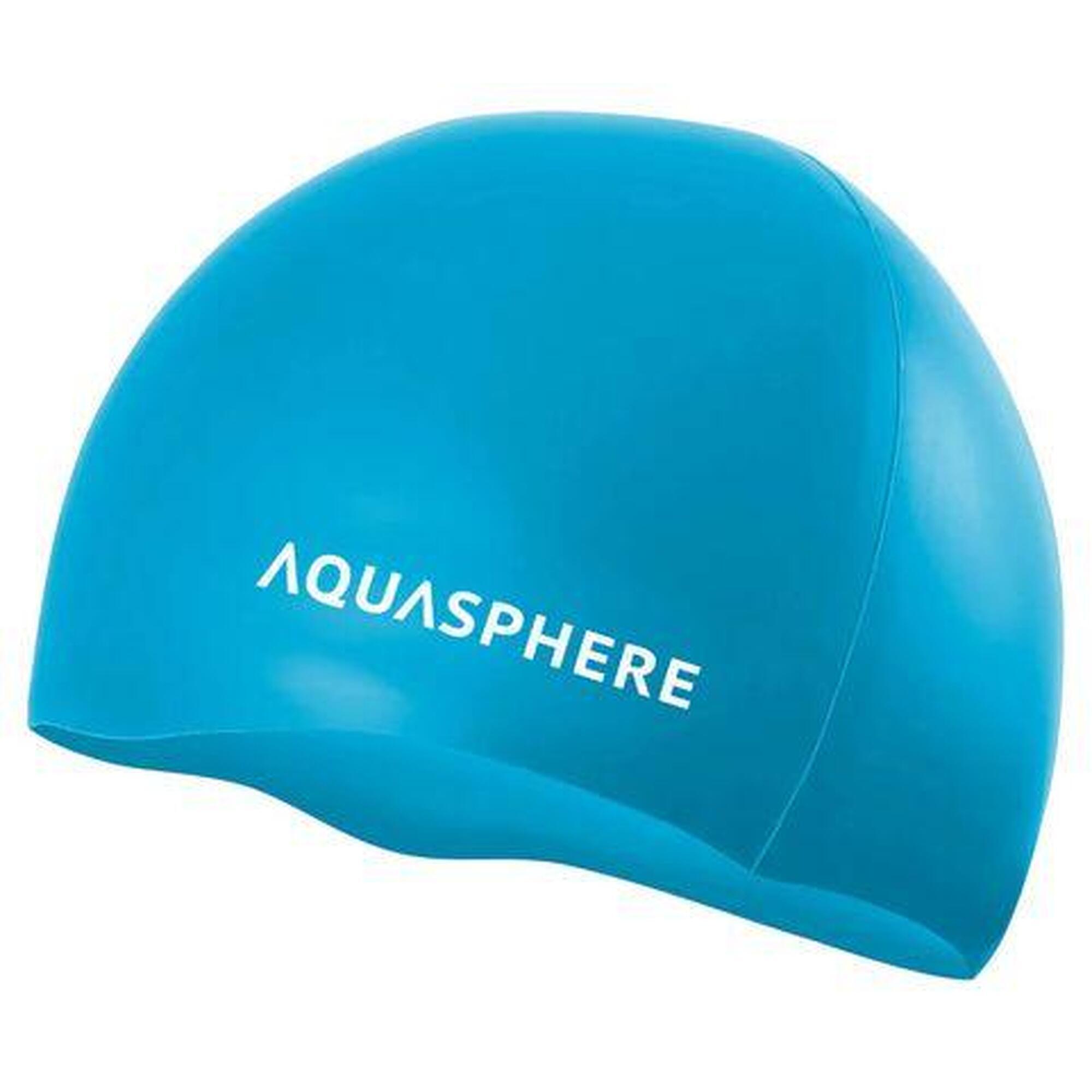 Silikonowy Czepek pływacki Aqua Sphere jasny niebieski