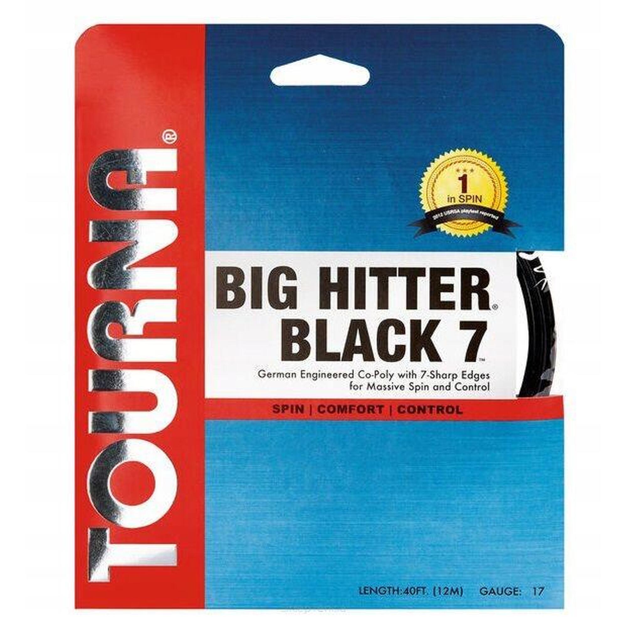 Naciąg tenisowy Tourna Big Hitter Black 7 1.20 - czarny