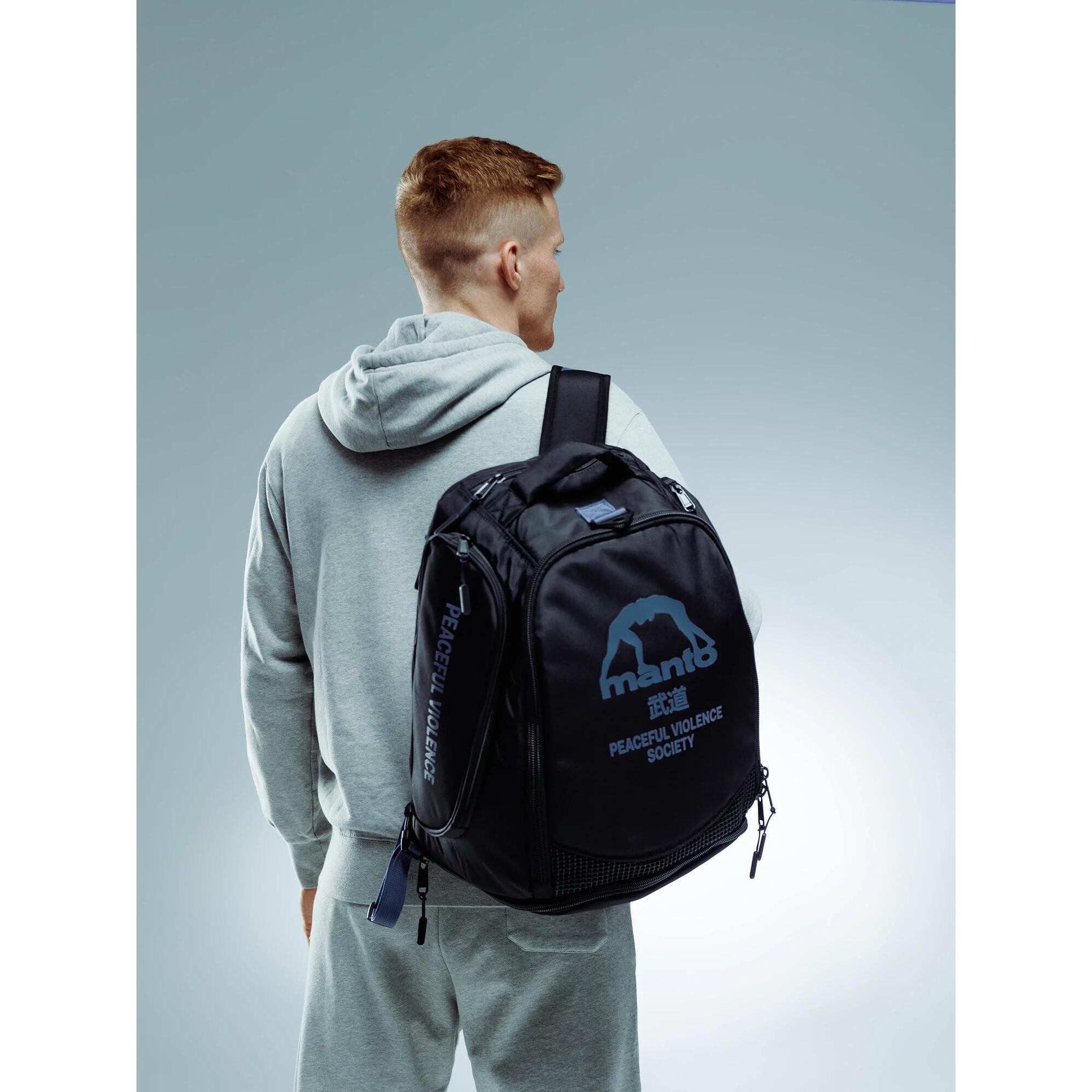 MANTO wielofunkcyjny plecak SOCIETY średni czarny