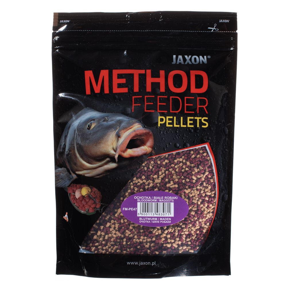 Pellet Jaxon Method Feeder Ochotka/Białe Robaki 2mm 500g