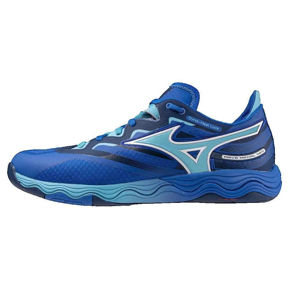 Buty z korkami Mizuno Wave Medal 7 Neo Niebieskie