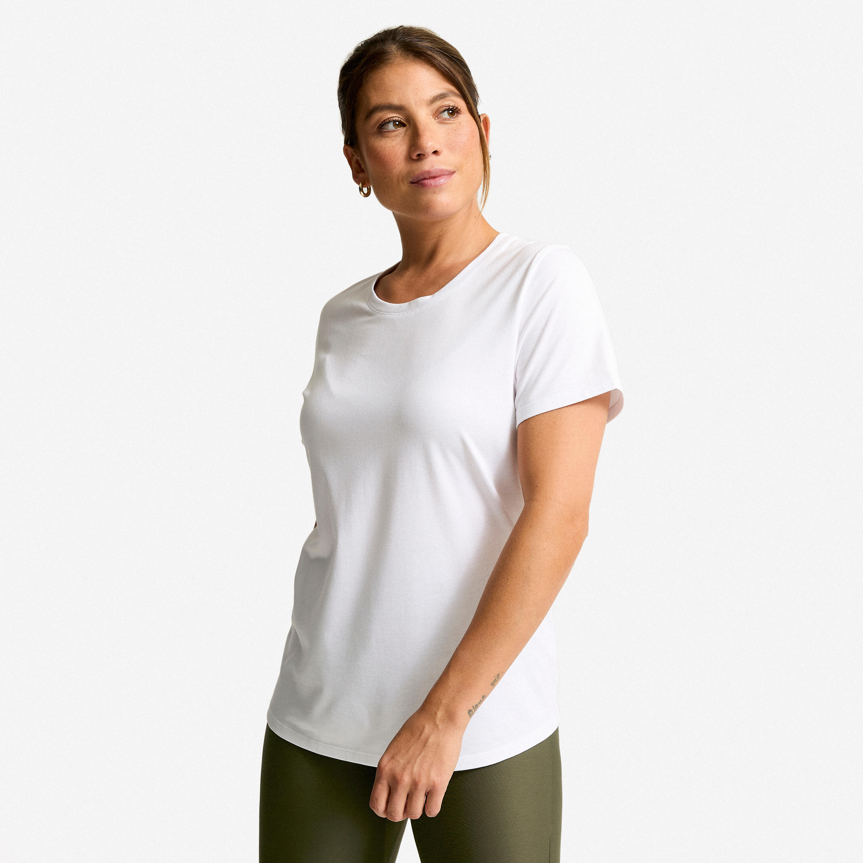 Koszulka fitness damska krótki rękaw Coolmax