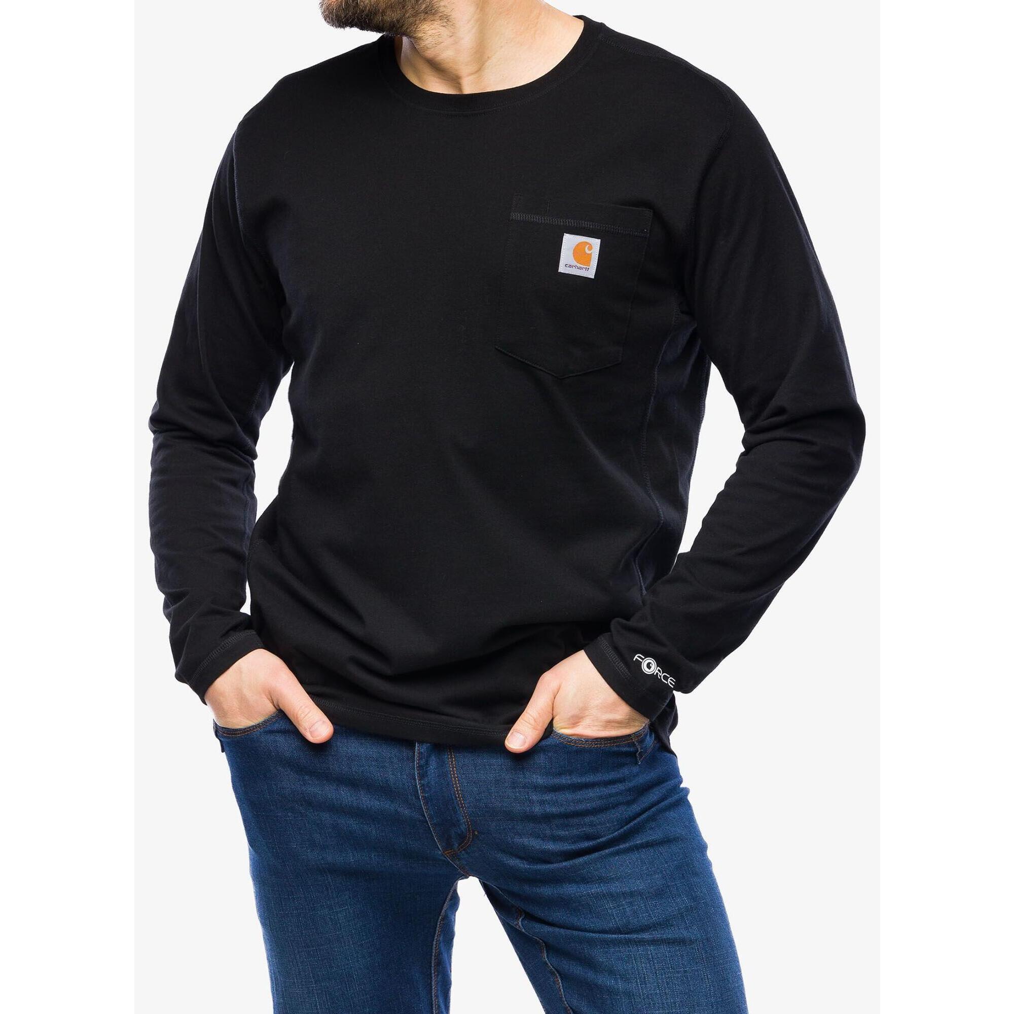 Koszulka z długim rękawem męska Carhartt Force Flex Pocket T-Shirt L/S