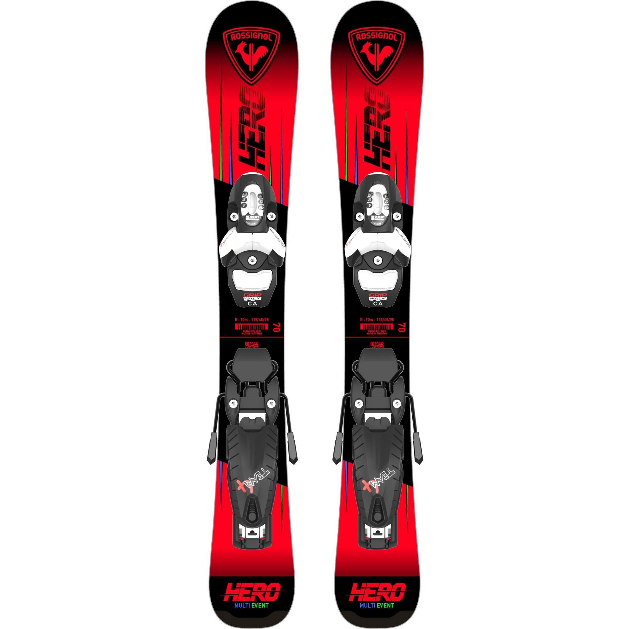 Narty zjazdowe dla dzieci Rossignol HERO KID z wiązaniami LOOK Kid 4