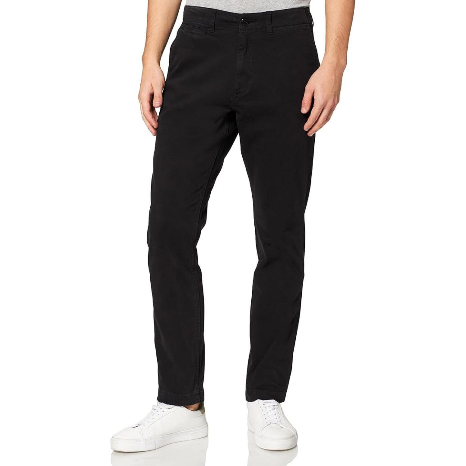 Spodnie męskie Superdry Officers Slim Chino chinosy slim czarne