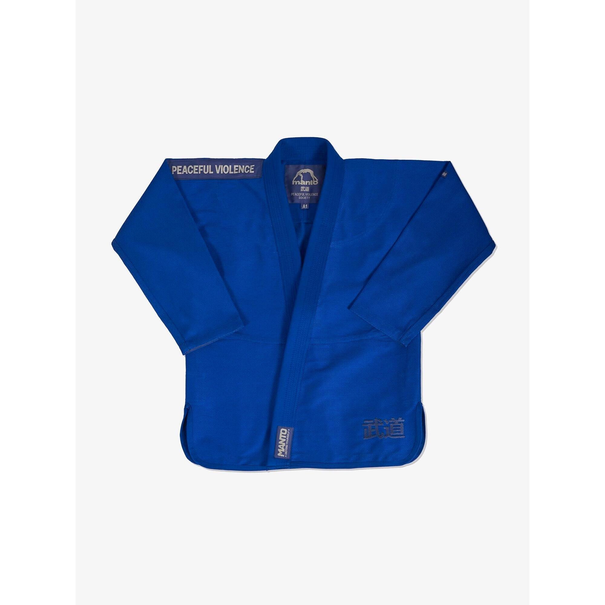 MANTO "SOCIETY" BJJ Gi niebieskie