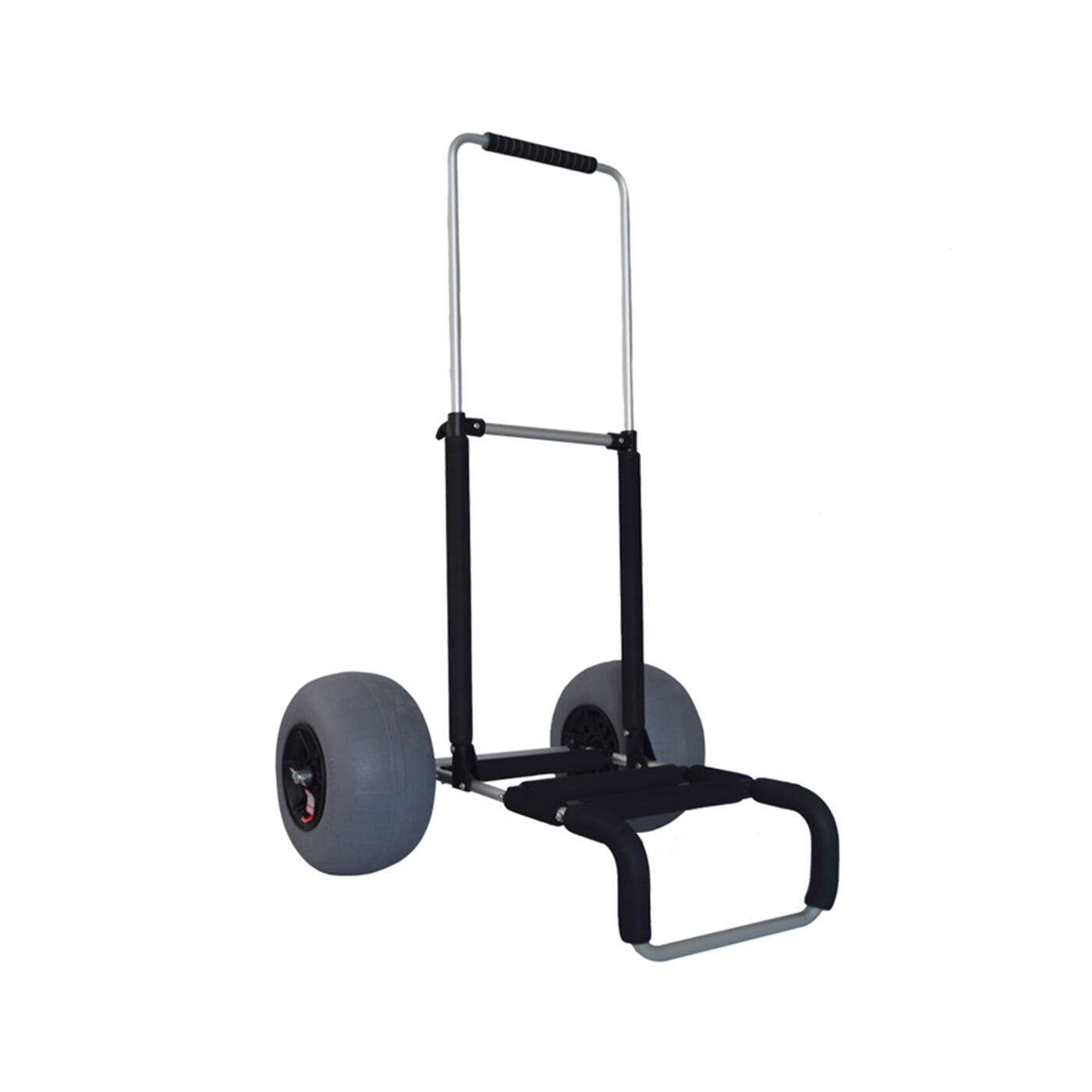 Aluminiowy wózek do paddleboardu - koła balonowe idealne na piasek