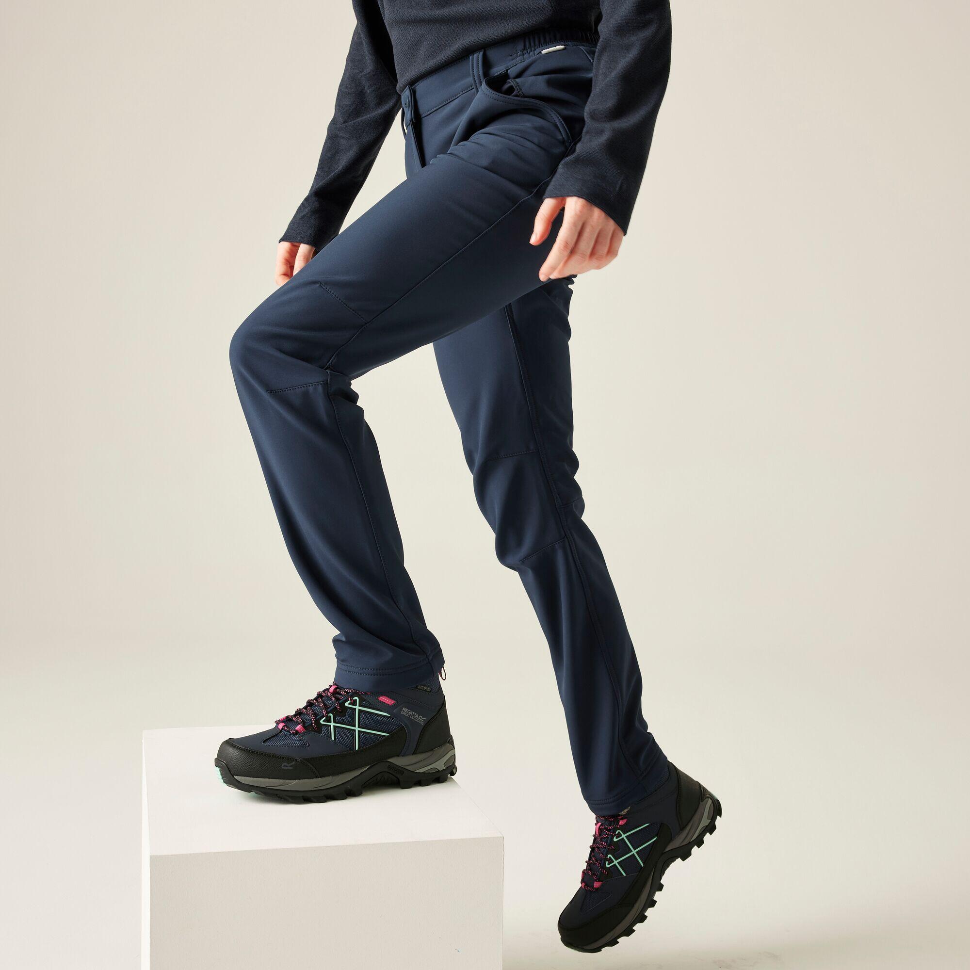 Damskie spodnie softshell Fenton na piesze wycieczki