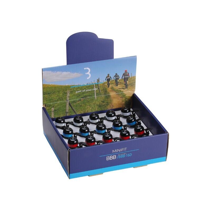 Lekki dzwonek mosiężny BBB Cycling MiniFit (x20)