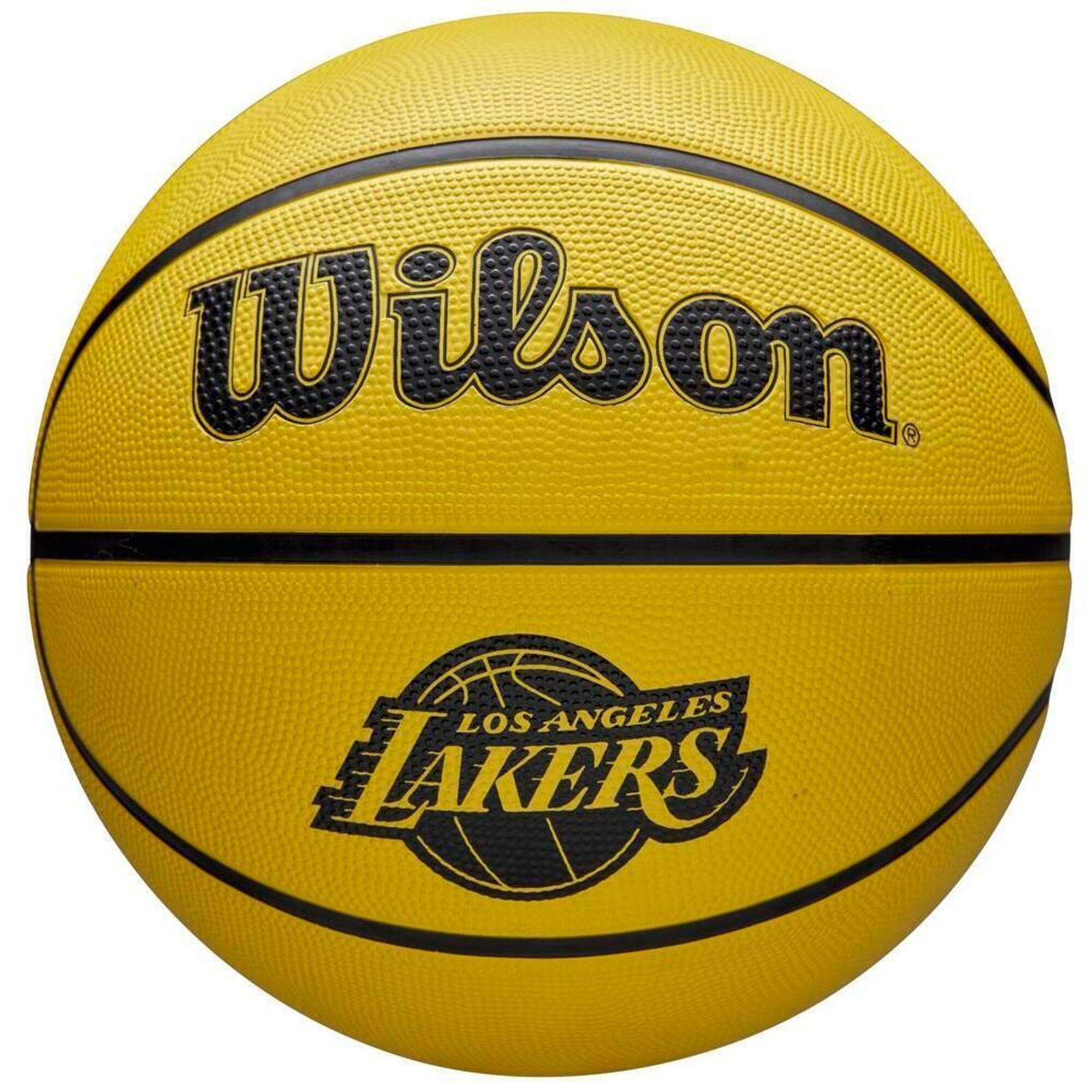Piłka do koszykówki Wilson NBA Team Solid Lakers rozmiar 5