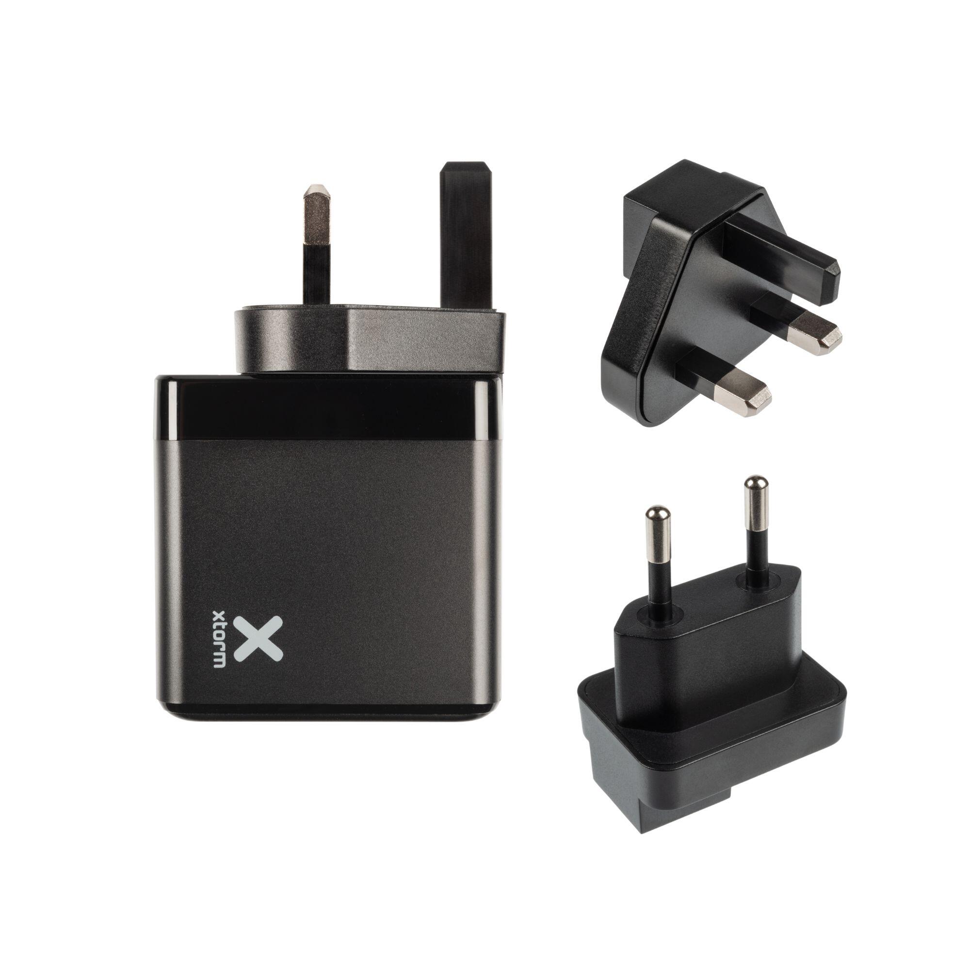Adapter sieciowy USB-C XTORM z wymiennymi wtyczkami 65W