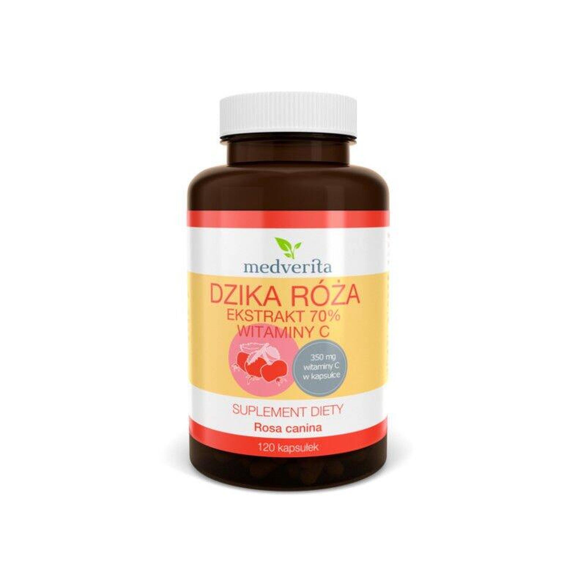 Dzika Róża MEDVERITA 120 kaps