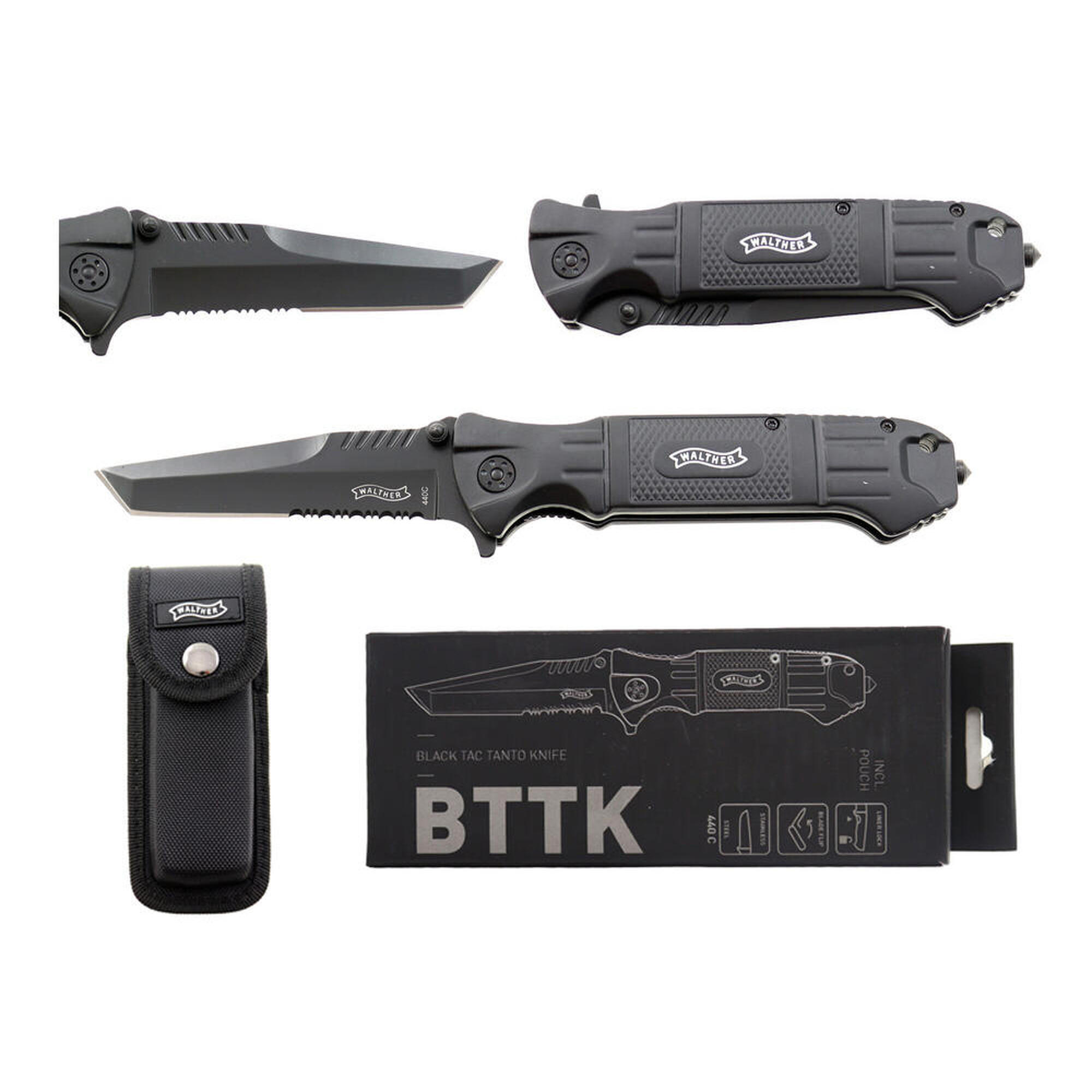 Nóż składany Black Tac Tanto