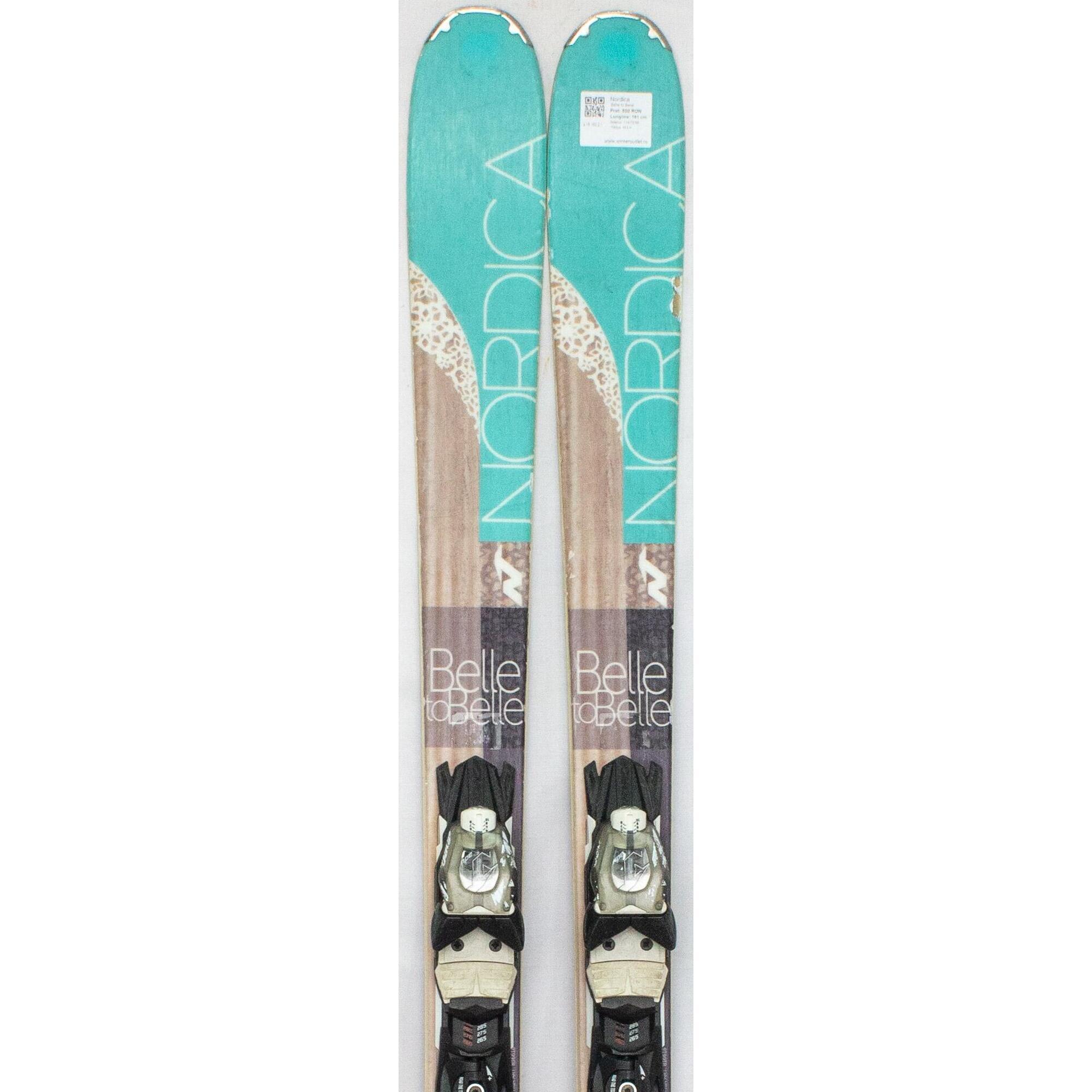 Second Life- Narty NORDICA Belle to Belle, 161 cm- Stan zadowalający