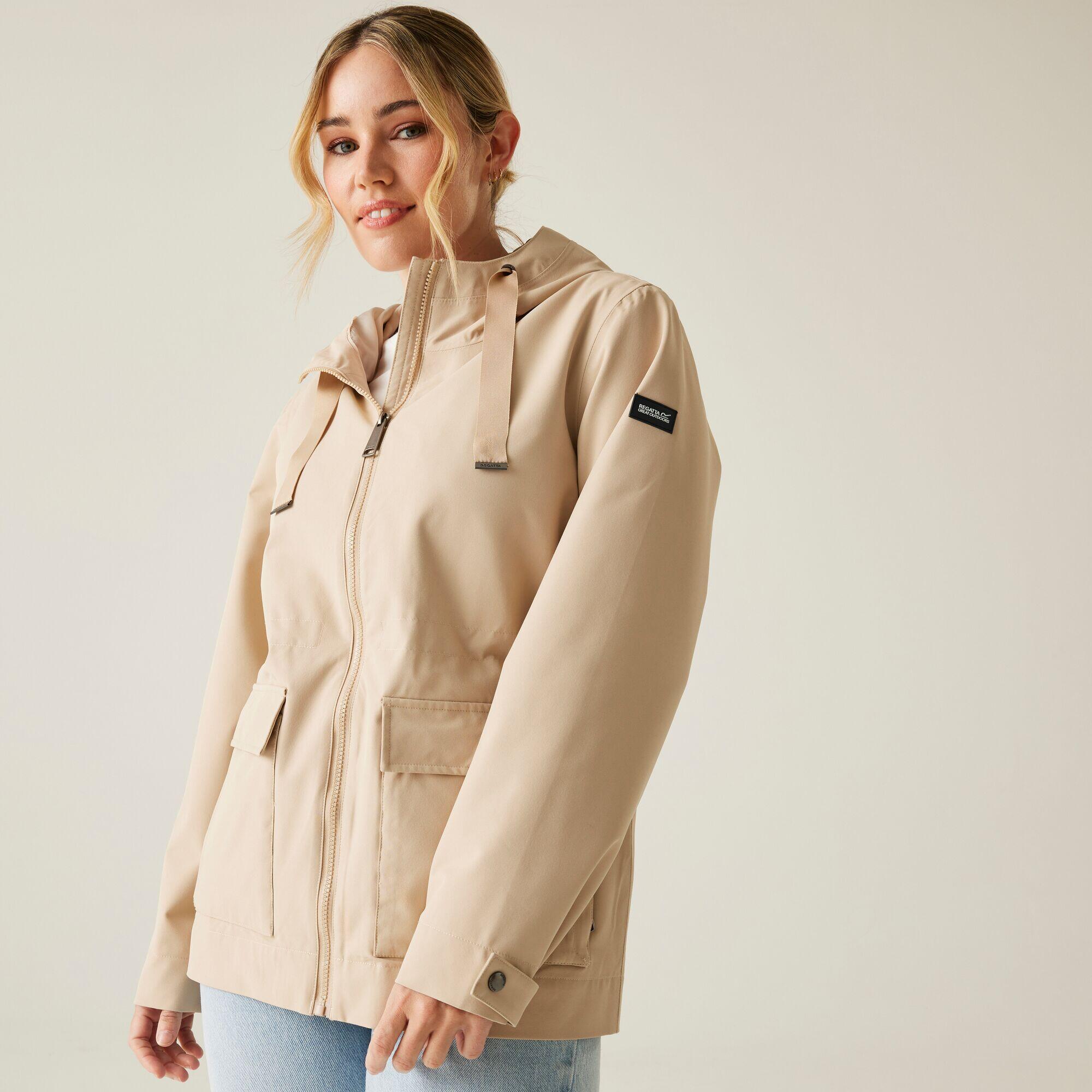 Kurtka turystyczna przeciwdeszczowa damska Otilie wodoodporna